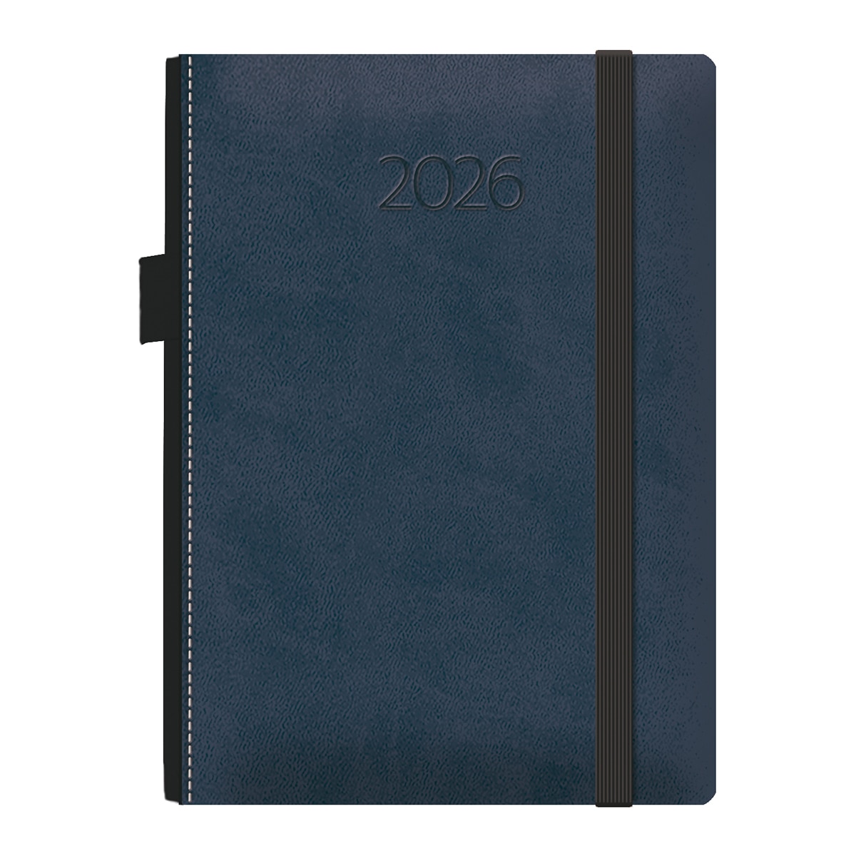 Agenda día página 15 x 21cm Melbourne azul castellano Azul-1