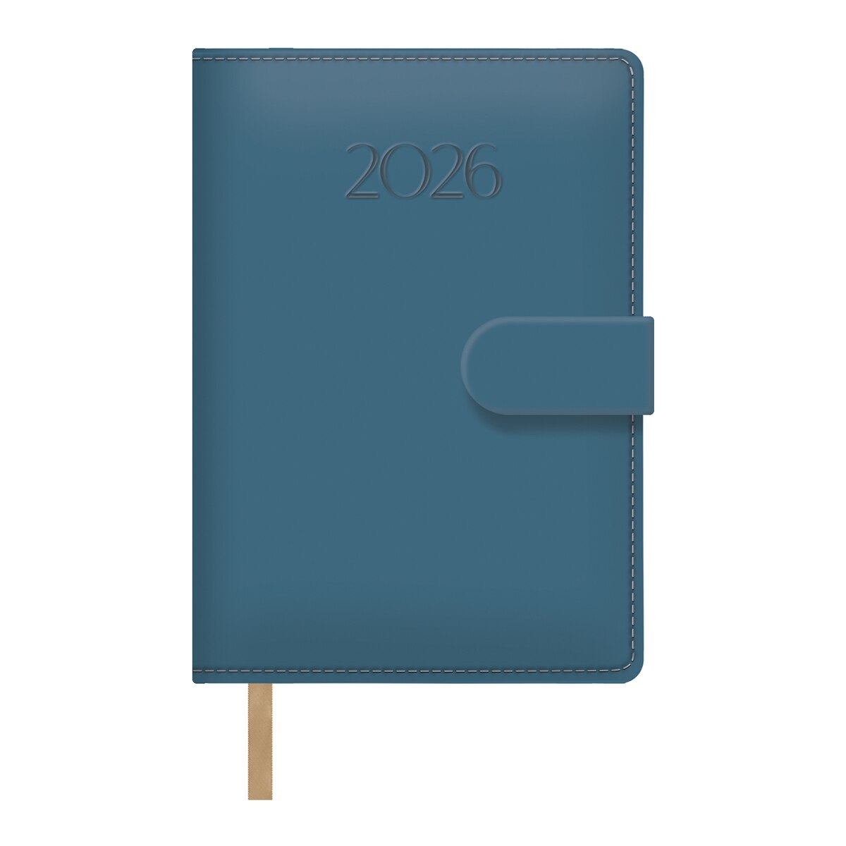 Agenda día página 12,5 x 18cm Pretty azul castellano Azul-1