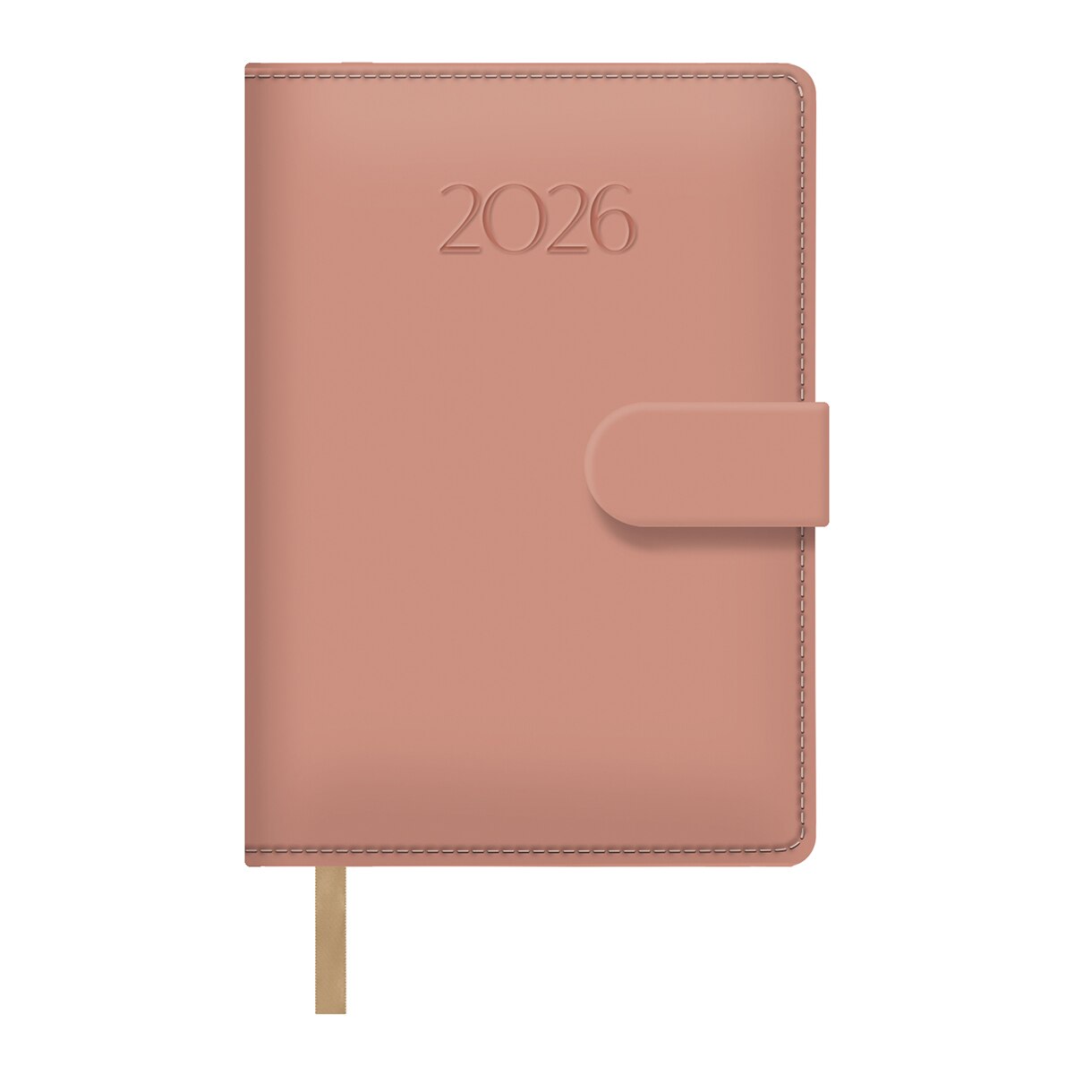Agenda día página 12,5 x 18cm Pretty rosa castellano Rosa-1