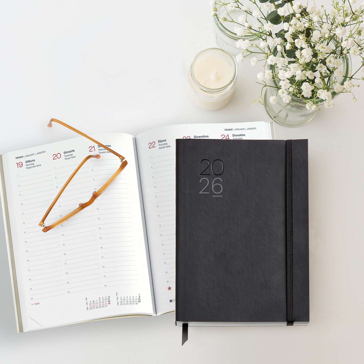 Miquelrius 25036 – Agenda 2020, Week View Vertical (210 X 270 Mm