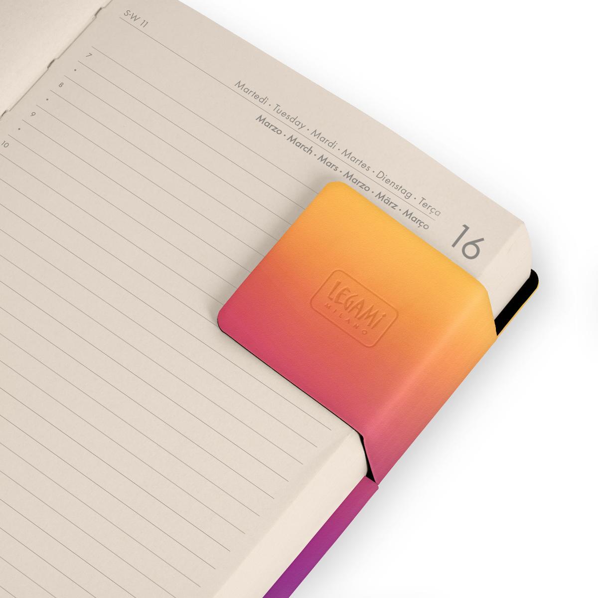 Agenda 1 Dia por Página 16 Meses 26/27 Legami Sunset Vibes Multilingüe Multicolor-6