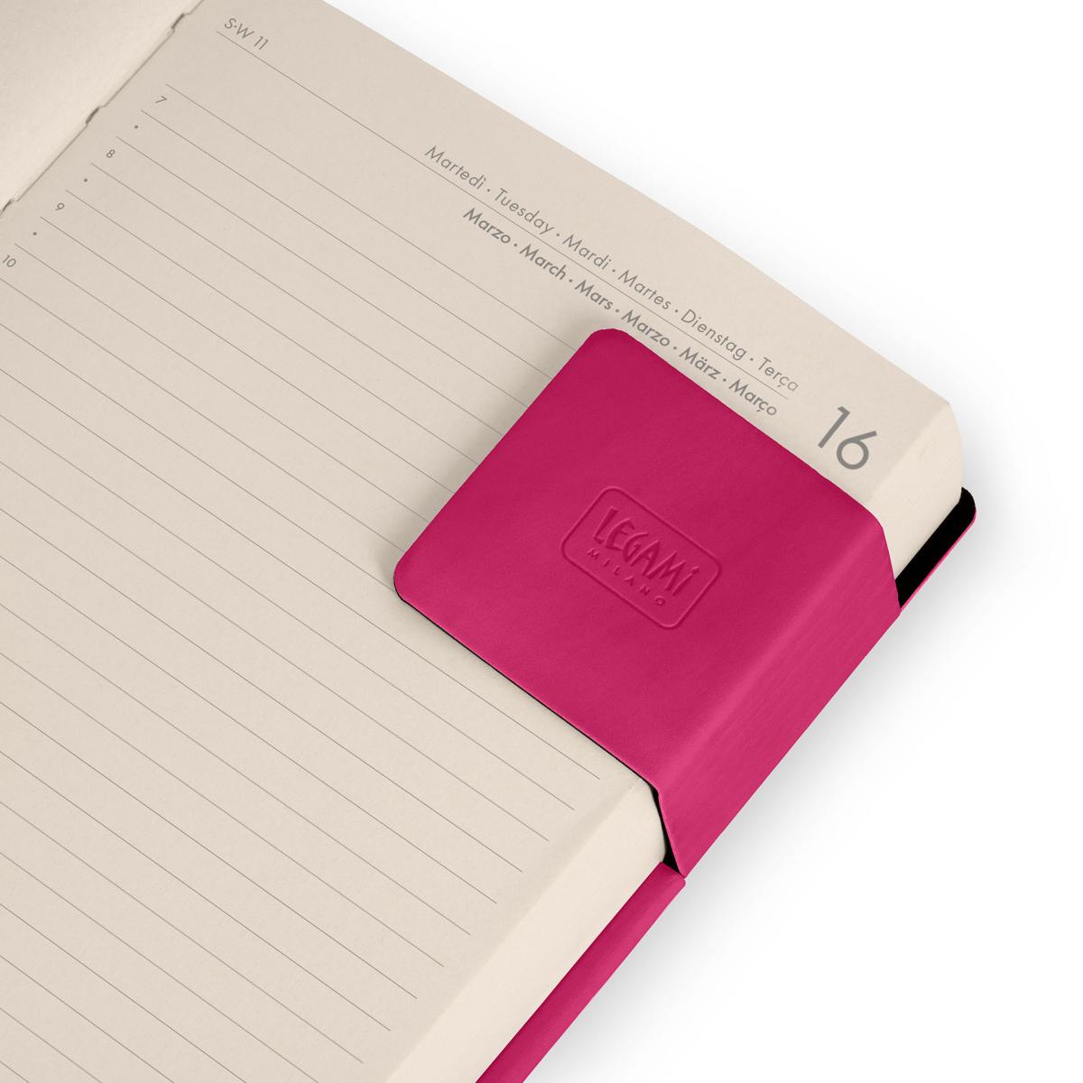 Agenda 1 Dia por Página 16 Meses 26/27 Legami Rasperry Jam Multilingüe Rosa-6