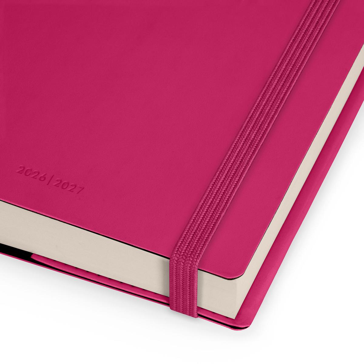 Agenda 1 Dia por Página 16 Meses 26/27 Legami Rasperry Jam Multilingüe Rosa-8