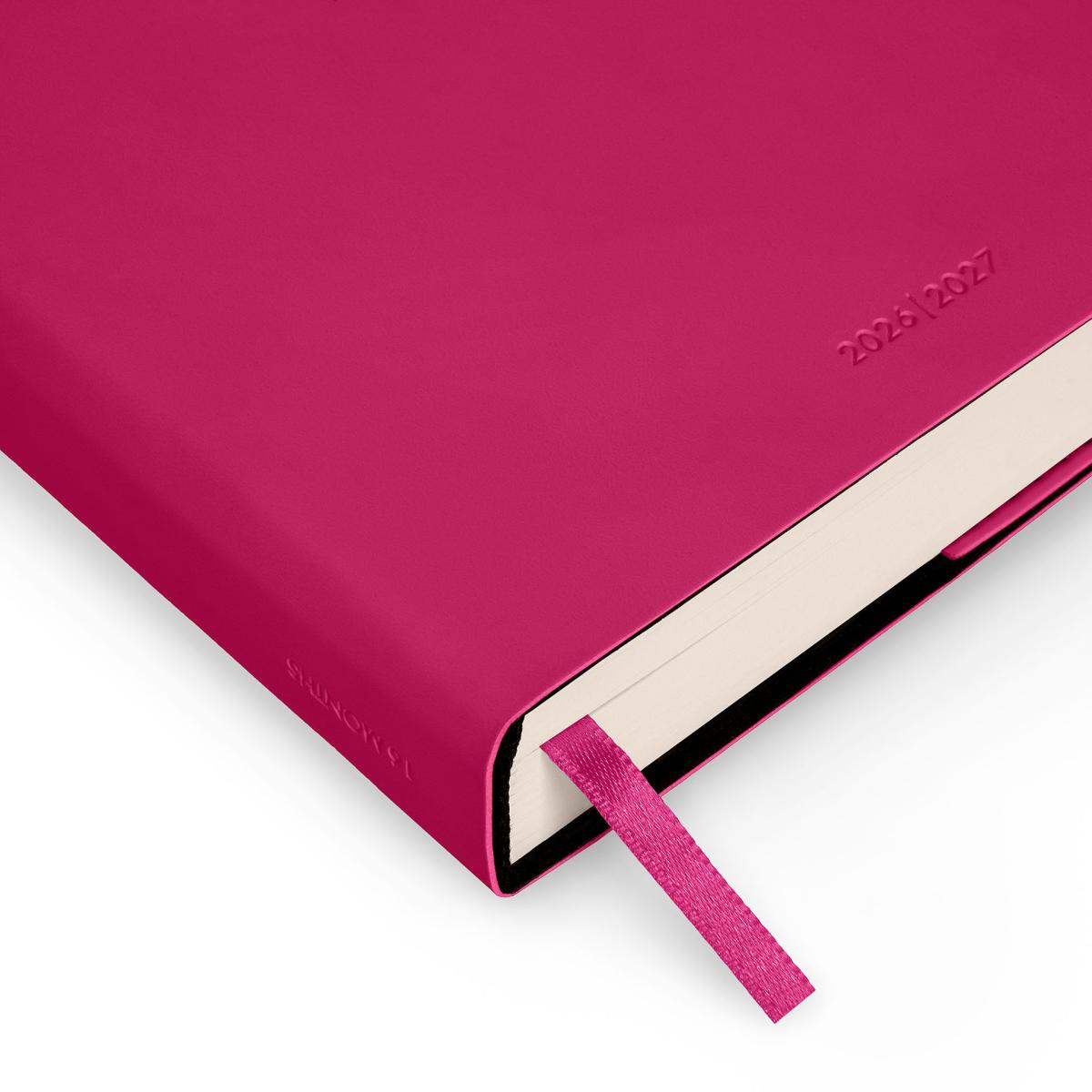 Agenda 1 Dia por Página 16 Meses 26/27 Legami Rasperry Jam Multilingüe Rosa-9