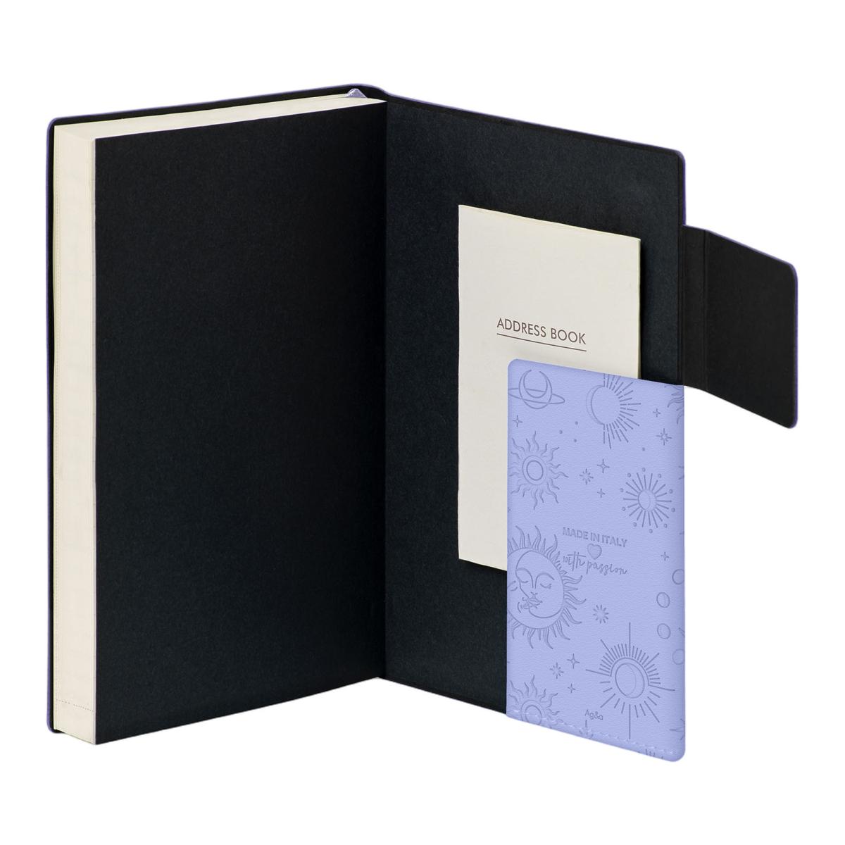 Agenda 1 Dia por Página 16 Meses 26/27 Legami Cosmic Lilac Multilingüe Verde-5