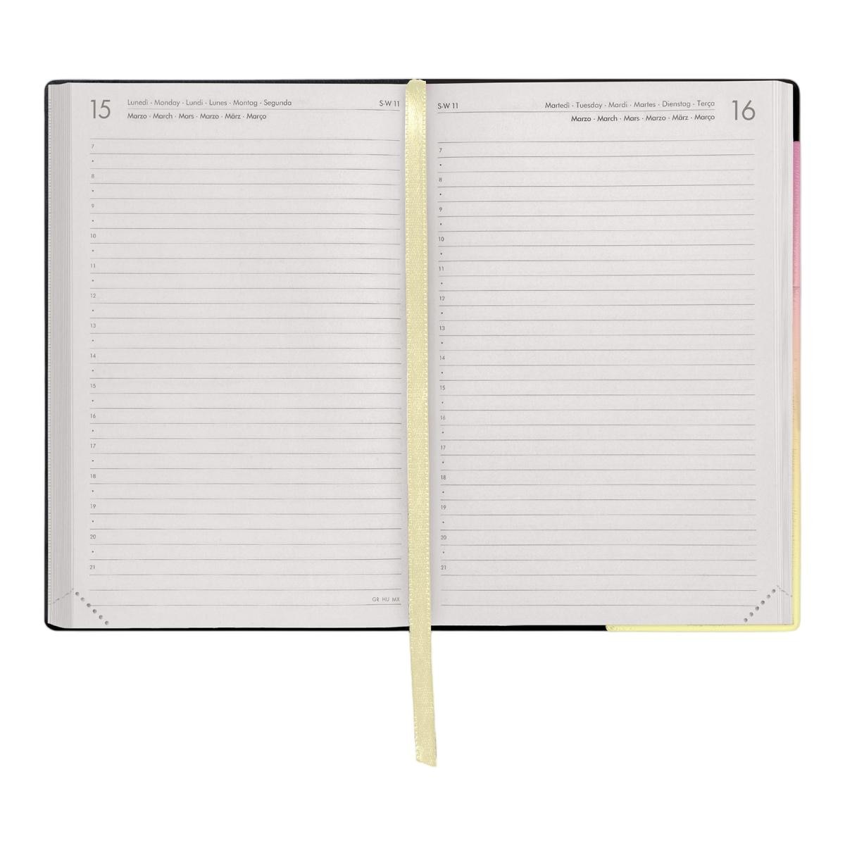 Agenda 1 Dia por Página 16 Meses 26/27 Legami Sunset Lover Multilingüe Verde-3