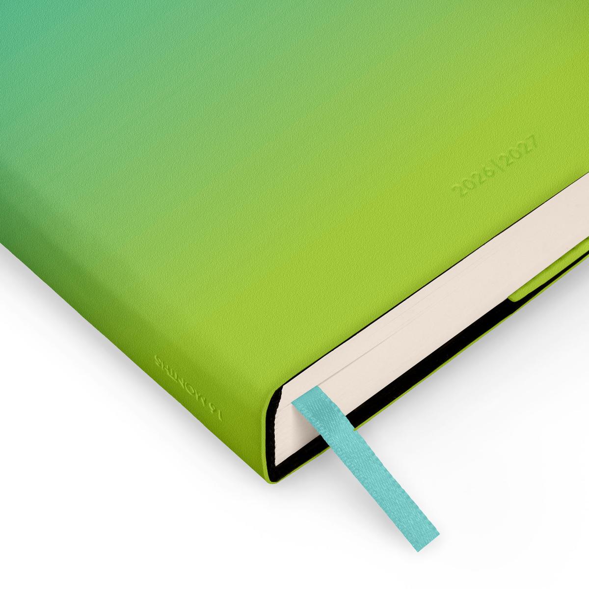Agenda 1 Dia por Página 16 Meses 26/27 Legami Shades of Green Multilingüe Lilás-9