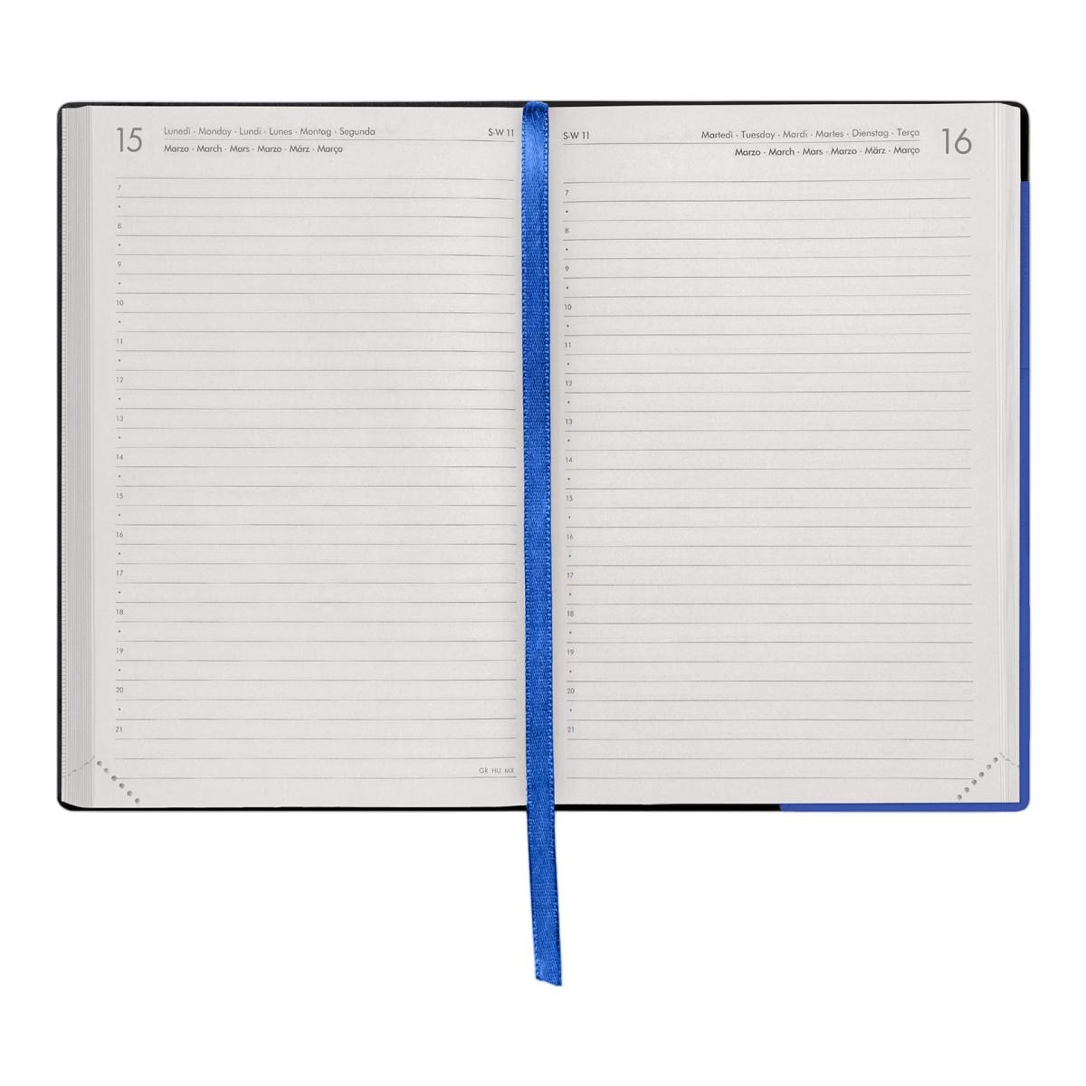 Agenda 1 Dia por Página 16 Meses 26/27 Legami Eclectic Blue Multilingüe 3