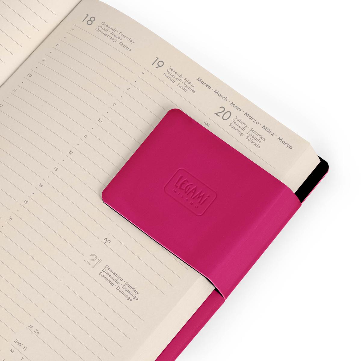 Agenda Semanal Vista 16 Meses 26/27 Medium Legami Rasperry Jam 6