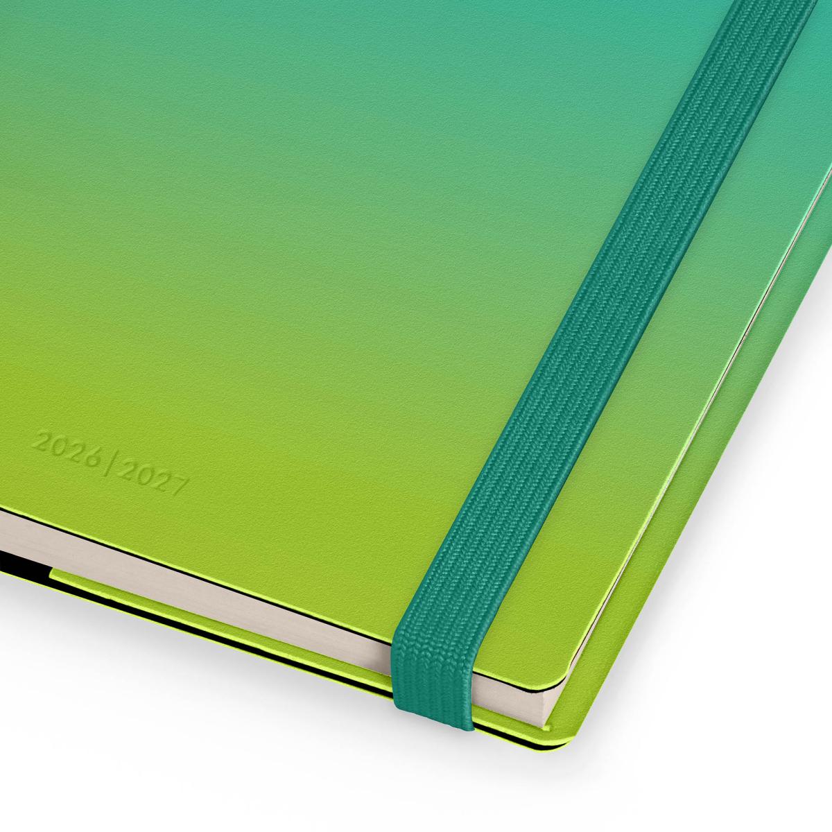 Agenda Semanal Vista 16 Meses 26/27 Medium Legami Shades of Green 9