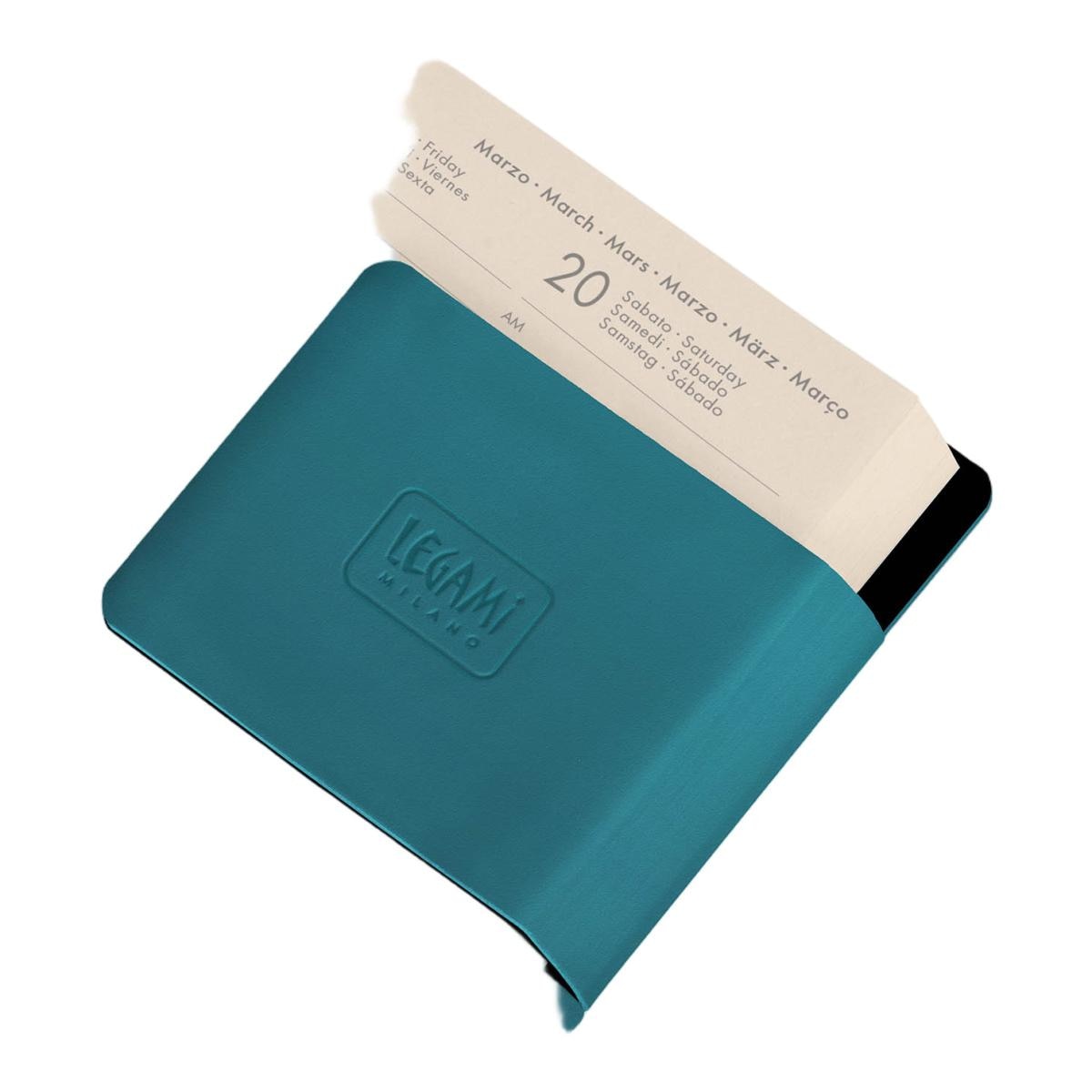 Agenda Semanal Vista 16 Meses 26/27 Medium Legami Deep Teal 6