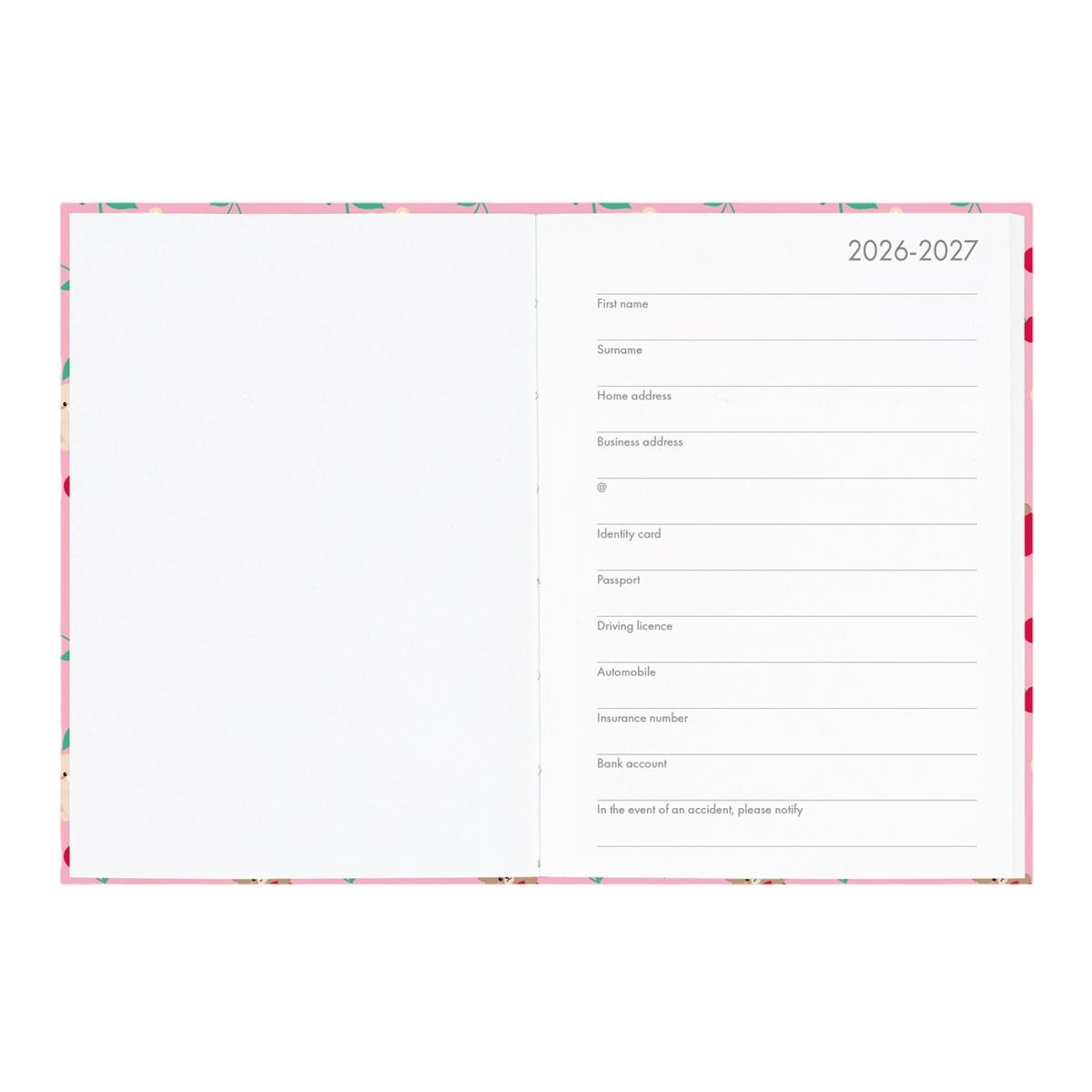 Agenda 1 Dia por Página 16 Meses 26/27 Legami Teddy Bear Multilingüe 2