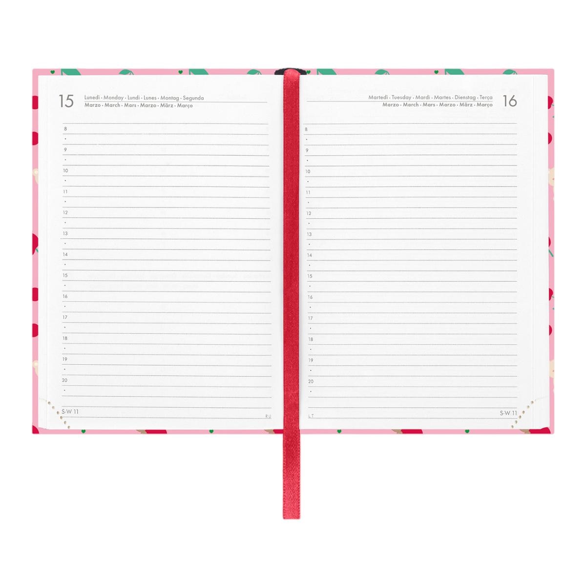 Agenda 1 Dia por Página 16 Meses 26/27 Legami Teddy Bear Multilingüe 3
