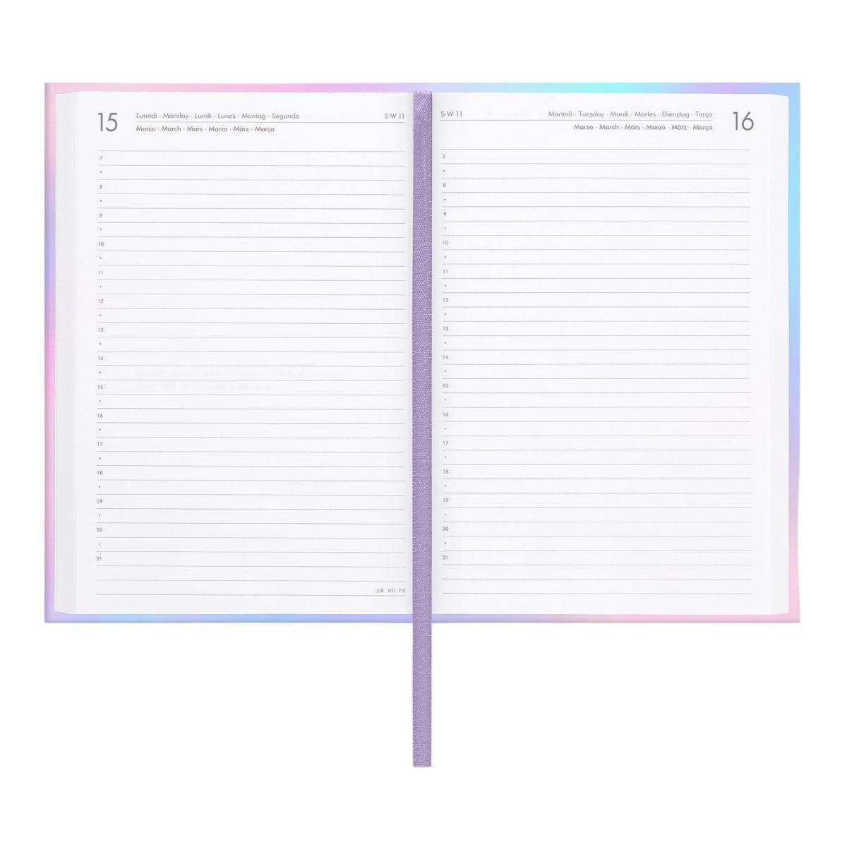 Agenda 1 Dia por Página 16 Meses 26/27 Legami Fairy Tale Multilingüe 3