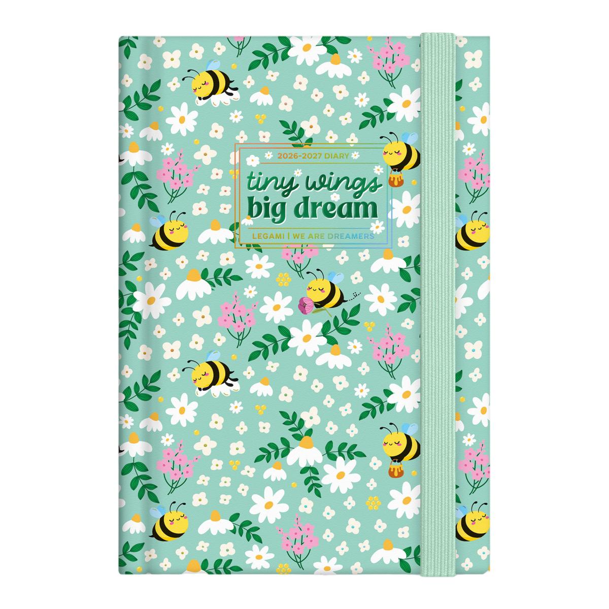 Agenda 1 Dia por Página 16 Meses 26/27 Legami Bee Multilingüe 1