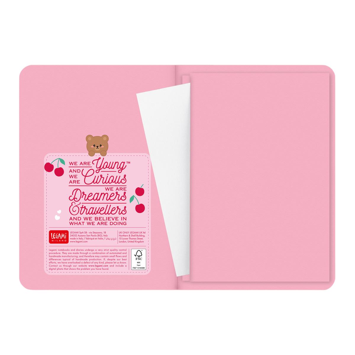 Agenda Semanal Vista 16 Meses 26/27 Legami Teddy Bear Multilingüe 6