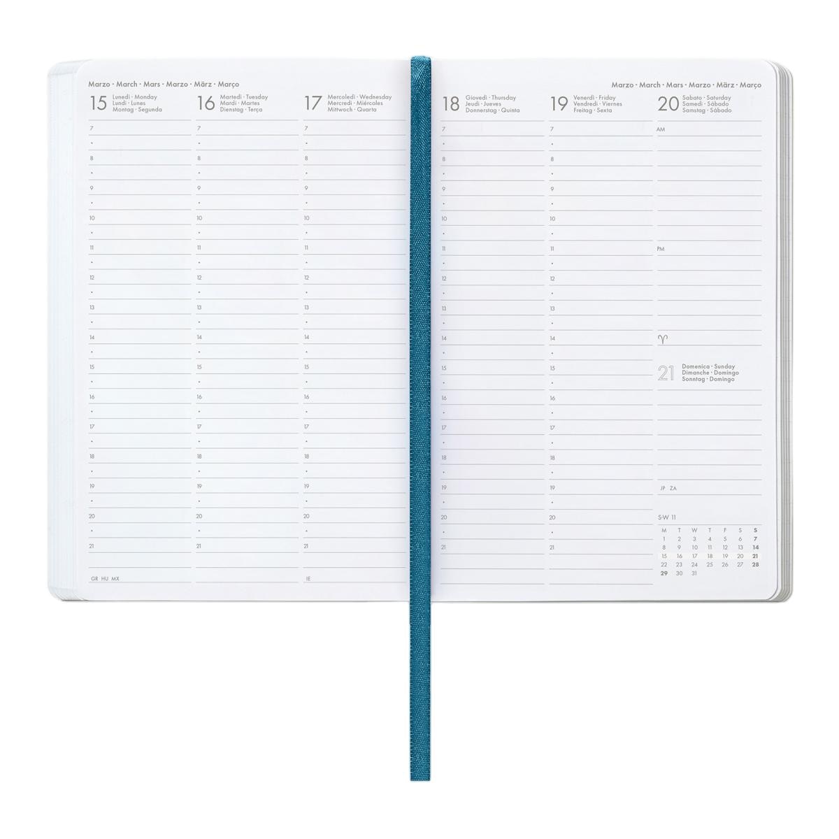 Agenda Semanal Vista 16 Meses 26/27 Legami Travel Stickers Multilingüe 3
