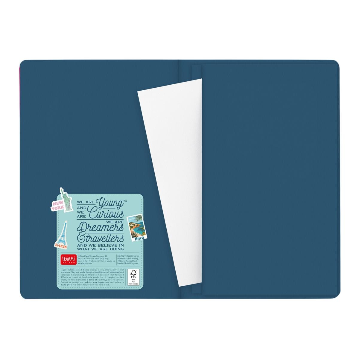 Agenda Semanal Vista 16 Meses 26/27 Legami Travel Stickers Multilingüe 6