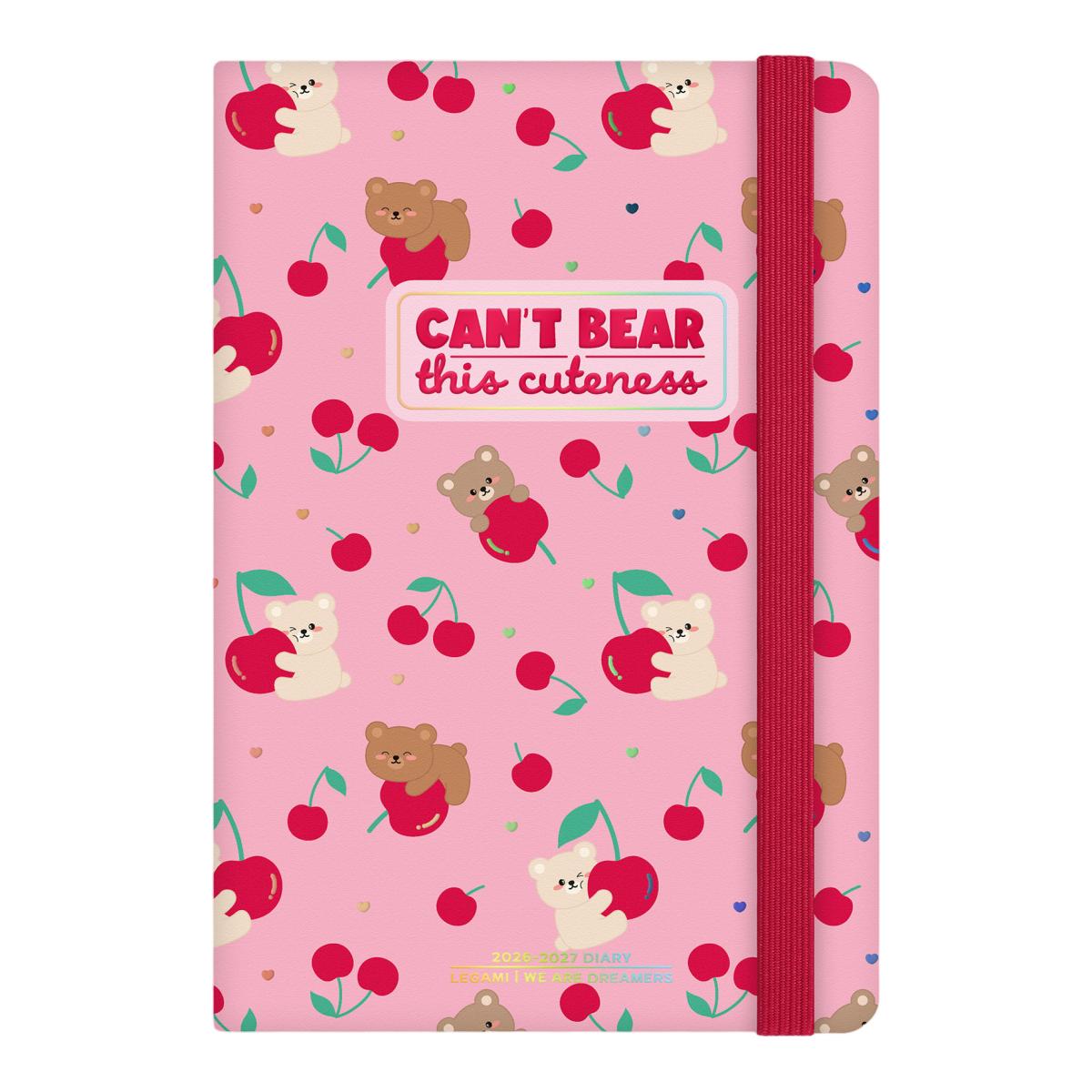 Imagem 0 de Agenda Semanal Vista 16 Meses 26/27 Legami Tedddy Bear Multilingüe