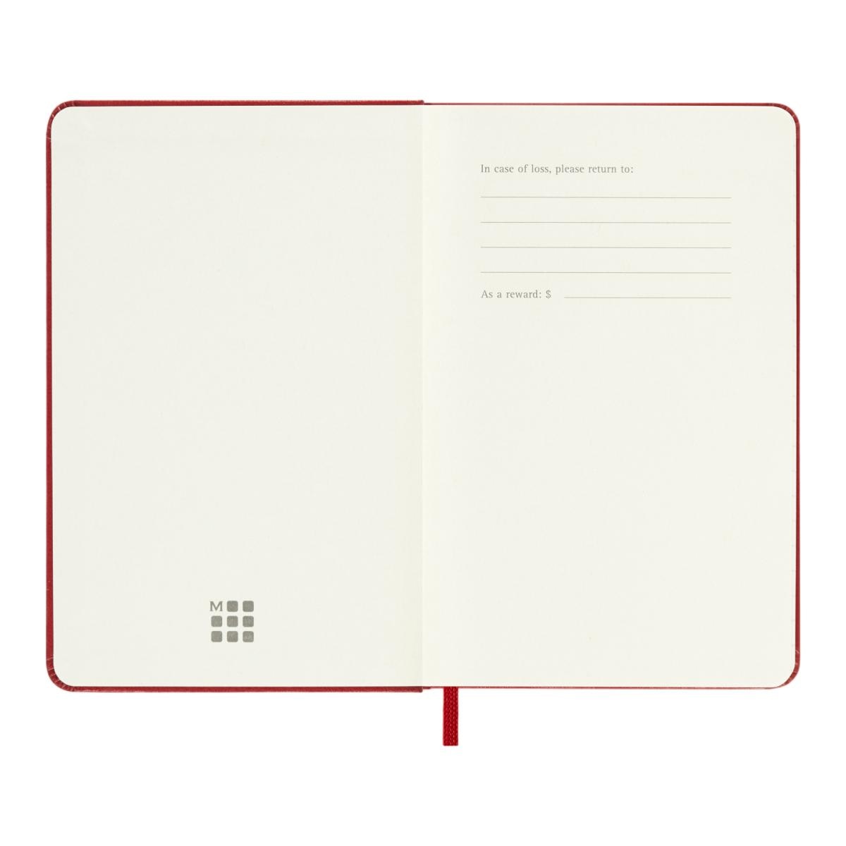 Agenda 2026-2027 18 Meses Semanal de Bolso Vermelho de Capa Dura Vermelho-3