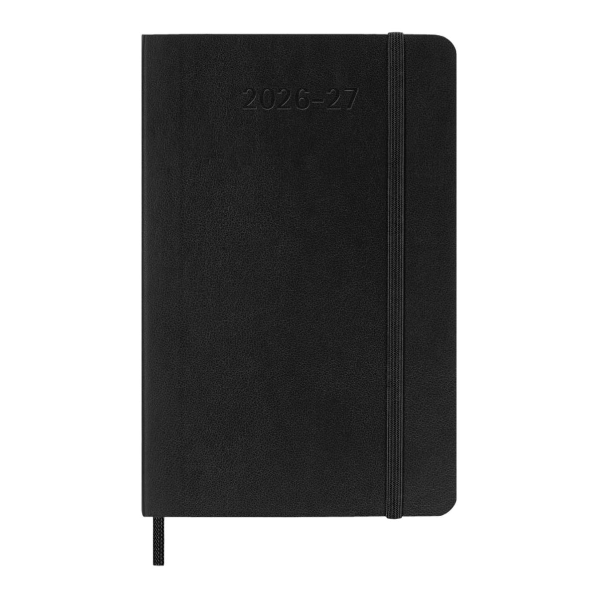 Agenda Semanal 18 Meses 2026-2027 Bolso Soft Preto Preto-2