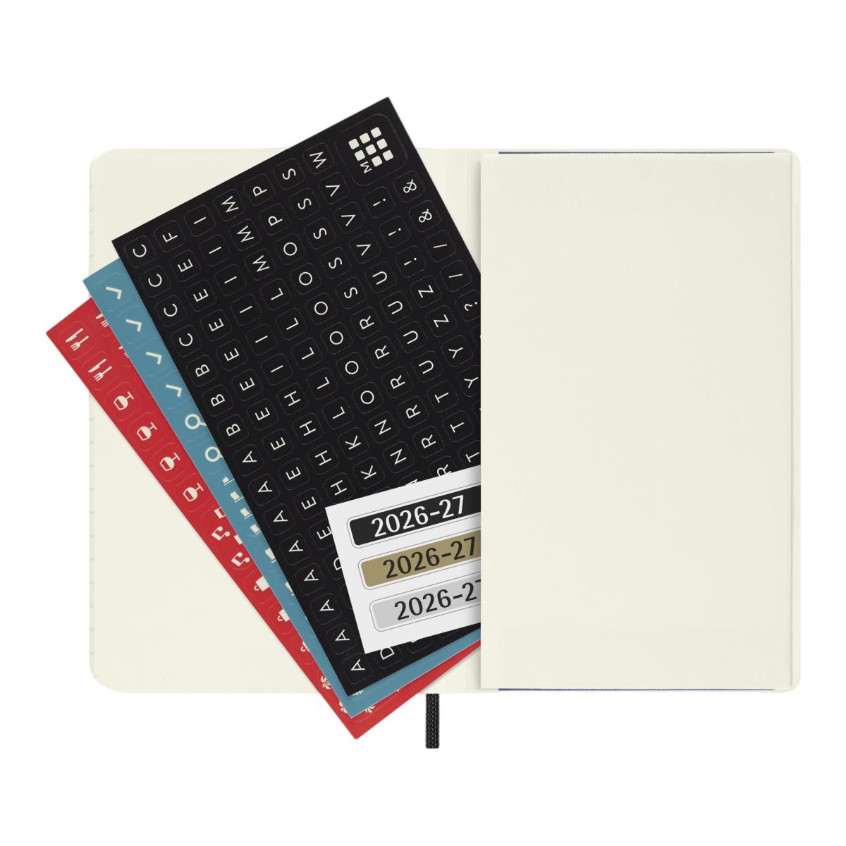 Agenda Semanal 18 Meses 2026-2027 Bolso Soft Preto Preto-6