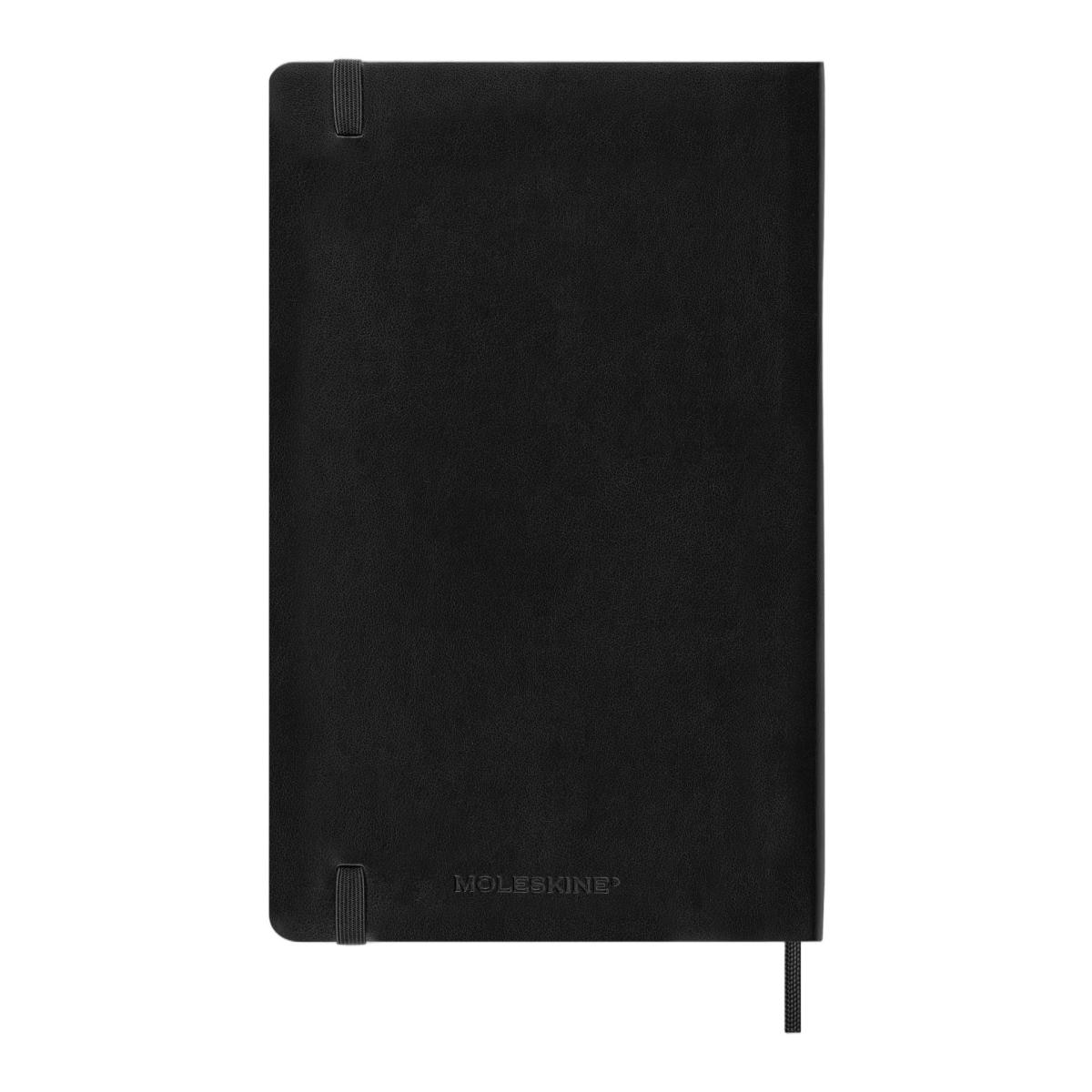 Agenda Semanal 18 Meses 2026-2027 A5 Soft Preto Preto-7
