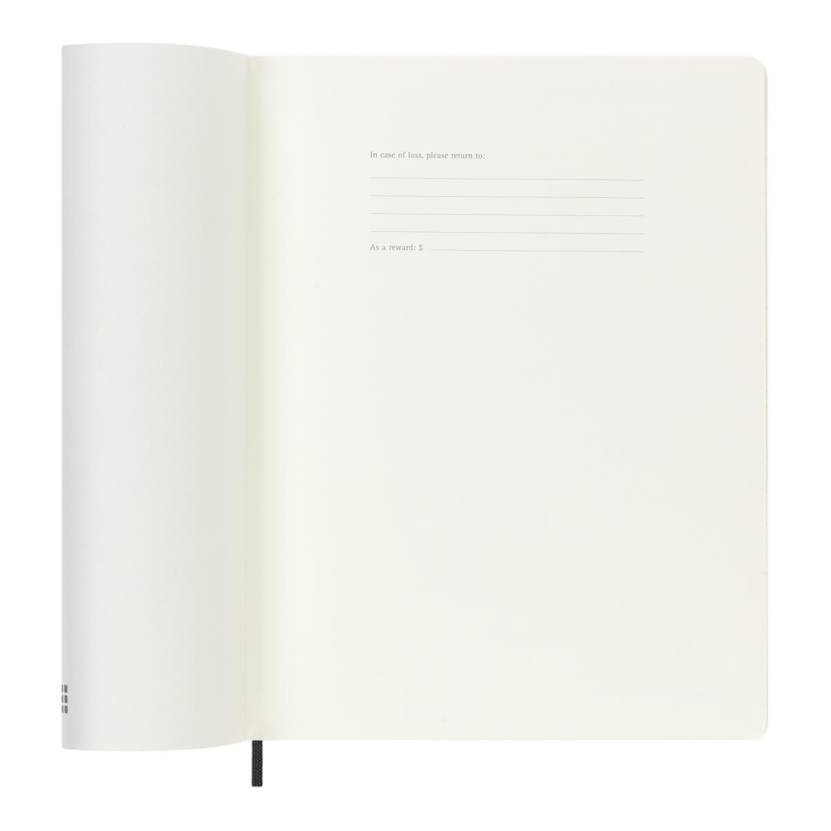 Agenda Semanal 18 Meses 2026-2027  XL Soft Preto Preto-2