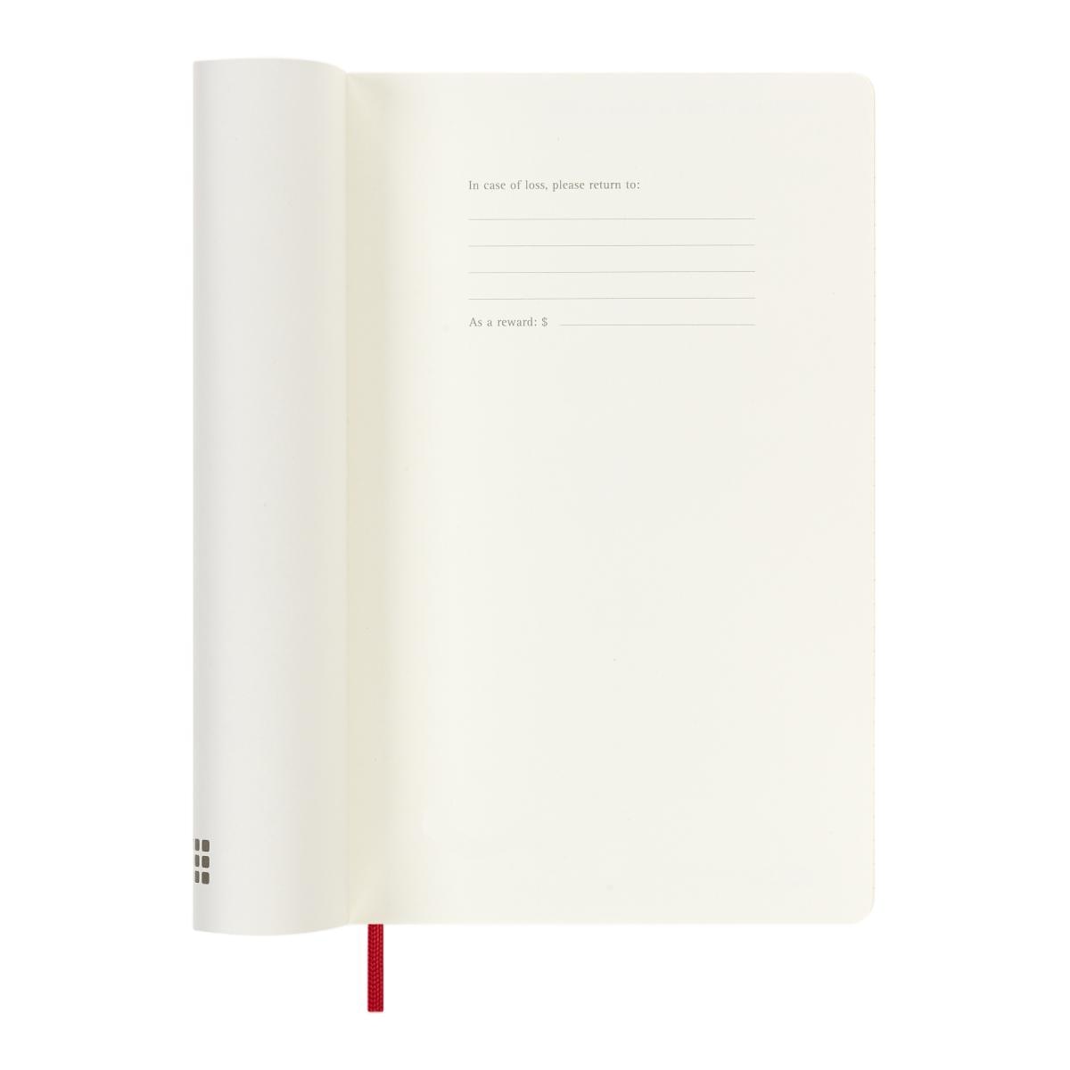 Agenda Semanal 18 Meses 2026-2027 A5 Soft Vermelha Vermelho-3