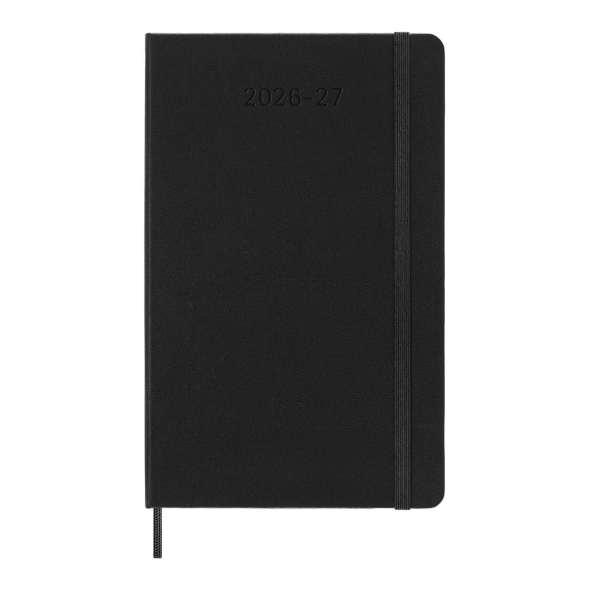 Agenda Diária 18 Meses 2026-2027 A5 Preto Preto-2