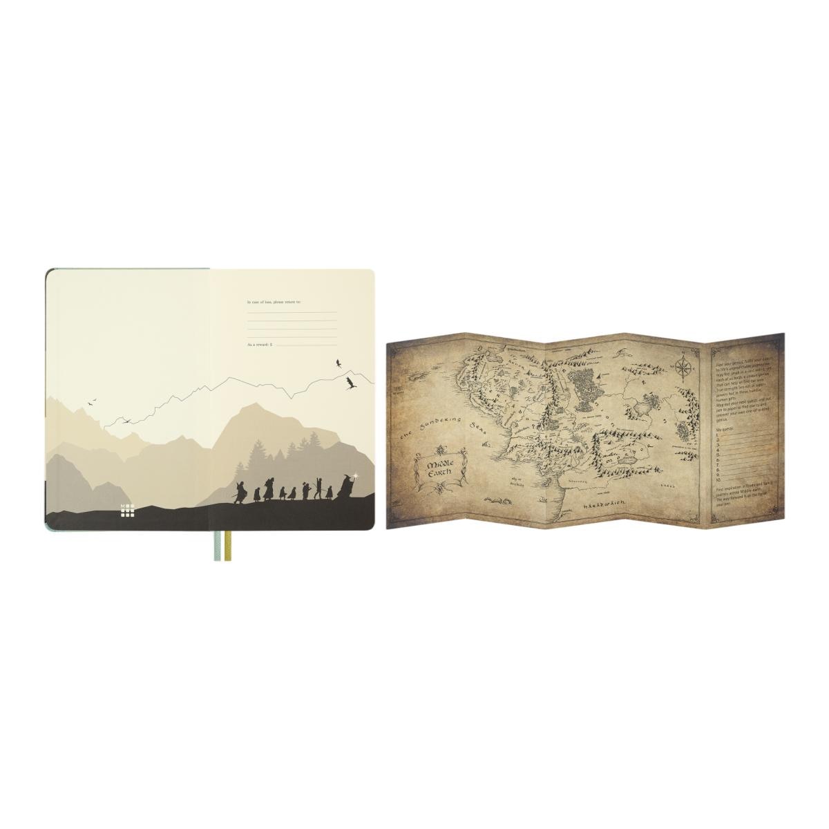 Agenda Semanal 18 Meses 2026-2027  A5 Lord of The Rings Multicolor-2