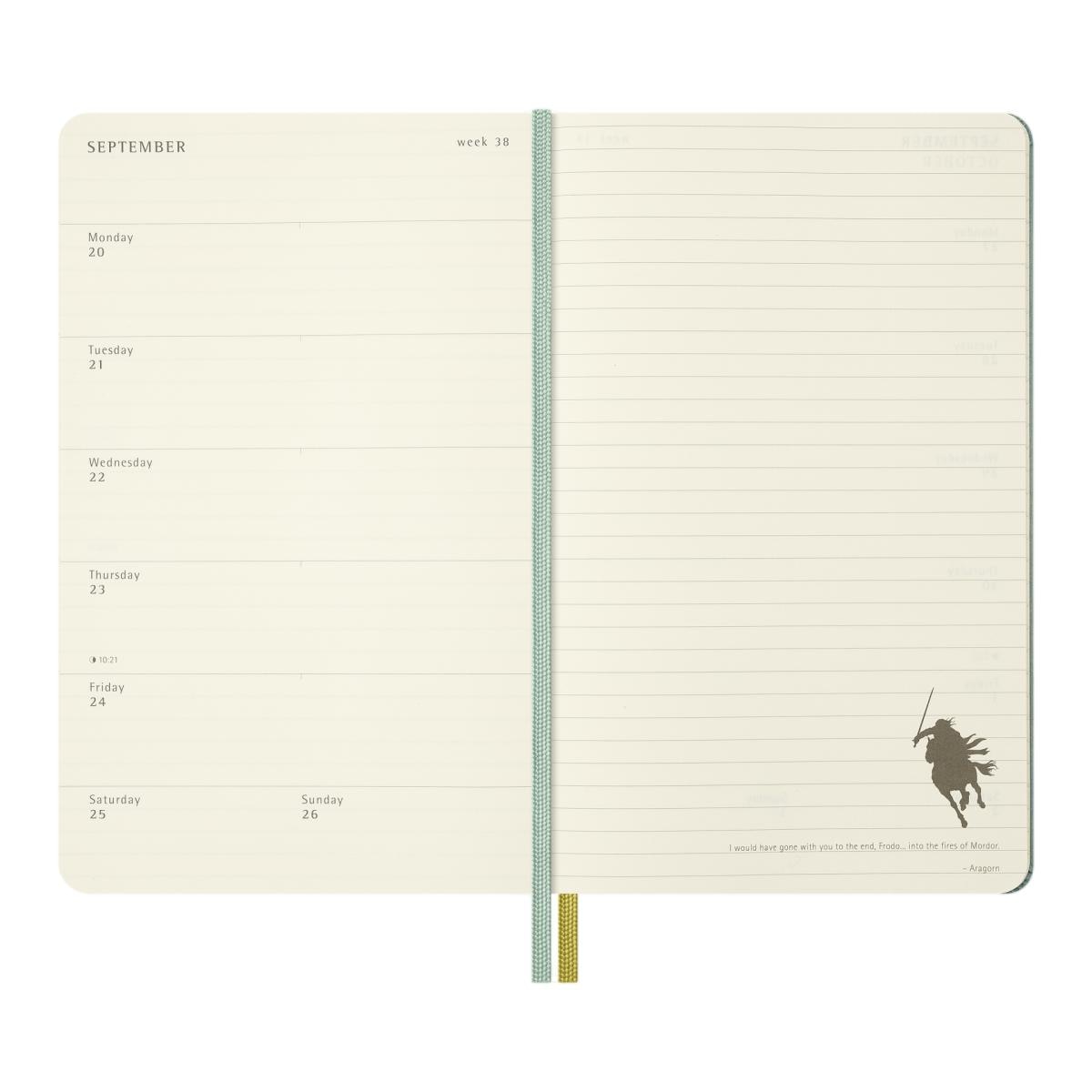 Agenda Semanal 18 Meses 2026-2027  A5 Lord of The Rings Multicolor-4