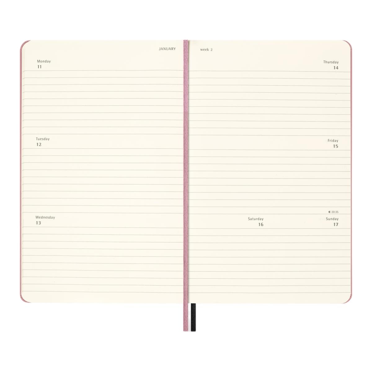 Agenda Semanal 18 Meses 2026-2027 A5 Blackpink Multicolor-5