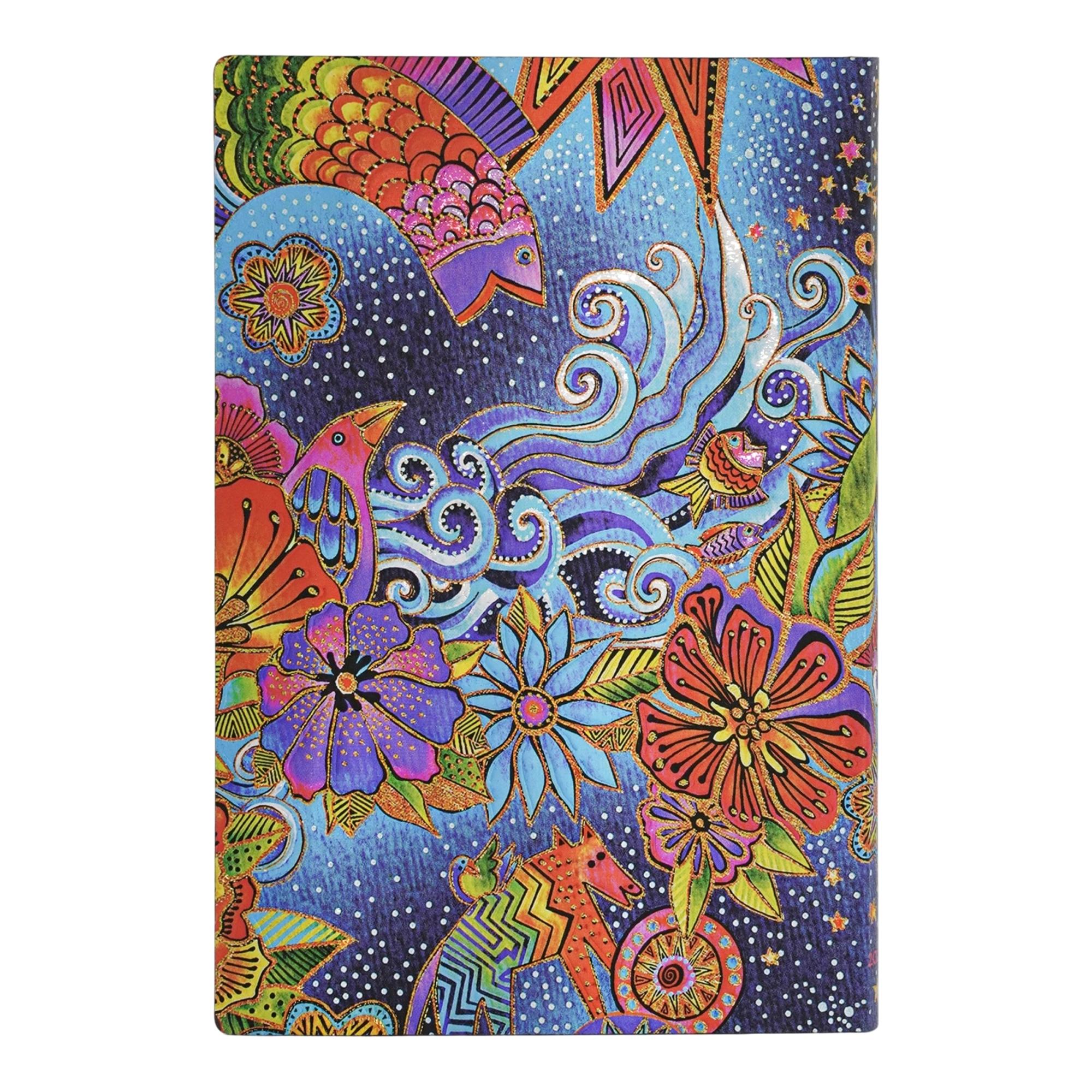 Agenda Flexi de 13 Meses (Sept26-Sept27) Magia celeste Mini (90x135mm) Apaisada de 176 páginas Paperblanks multicolor Multicolor-3