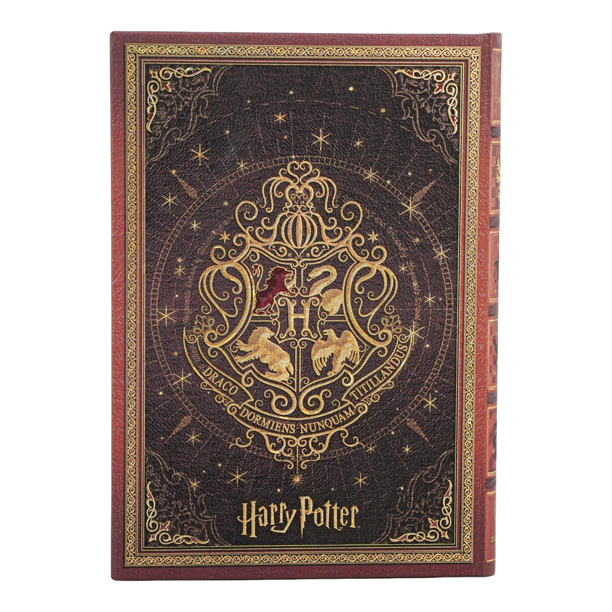 Agenda de 18 Meses (Jul 26 - Dic 27) Harry Potter Casa Gryffindor Midi (125x180mm) Apaisada de 224 páginas Paperblanks rojo Rojo-3