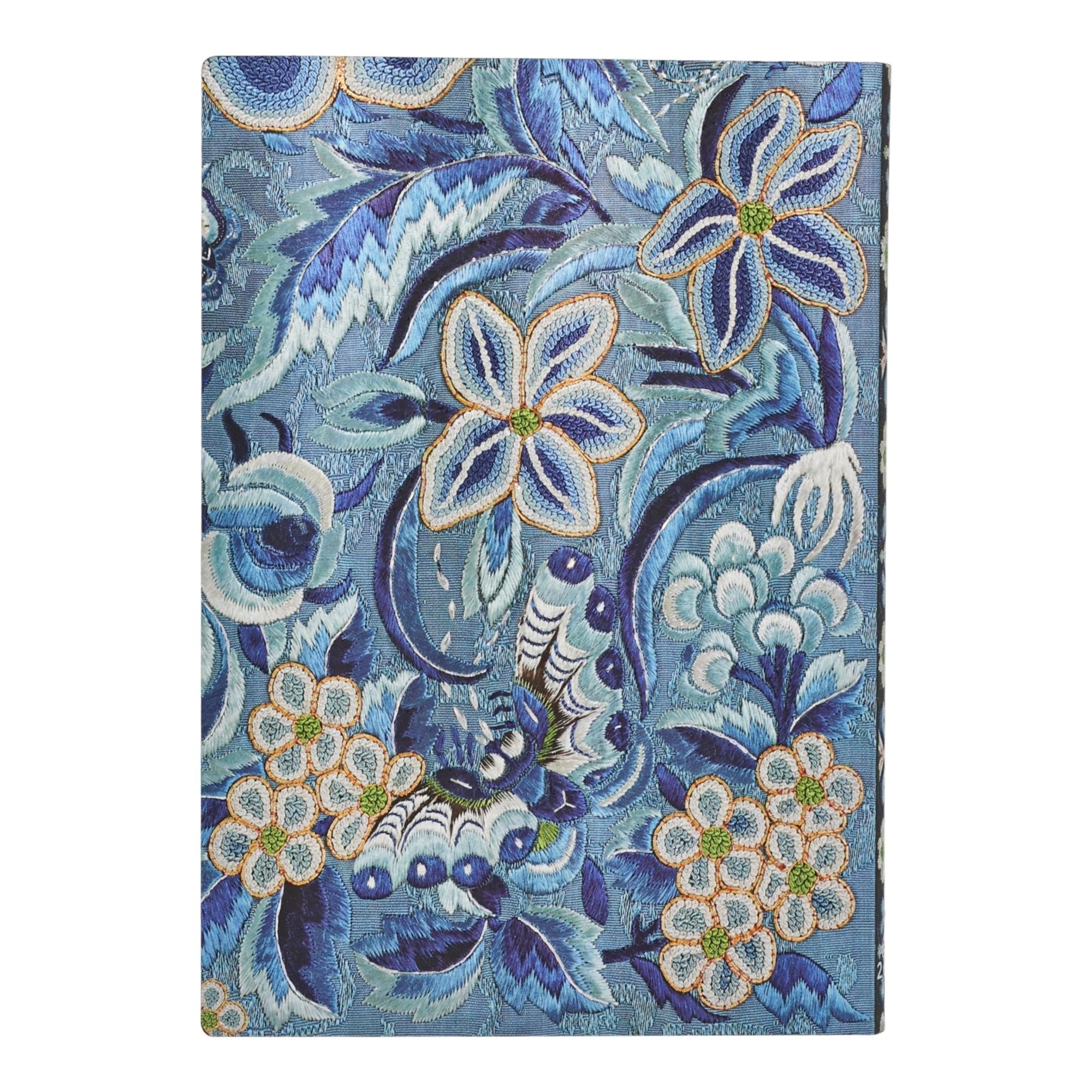 Agenda Flexi de 12 Meses (Ene 27 - Dic 27) Sauce Azul Midi (125x175mm) Apaisada de 176 páginas Paperblanks azul Azul-3