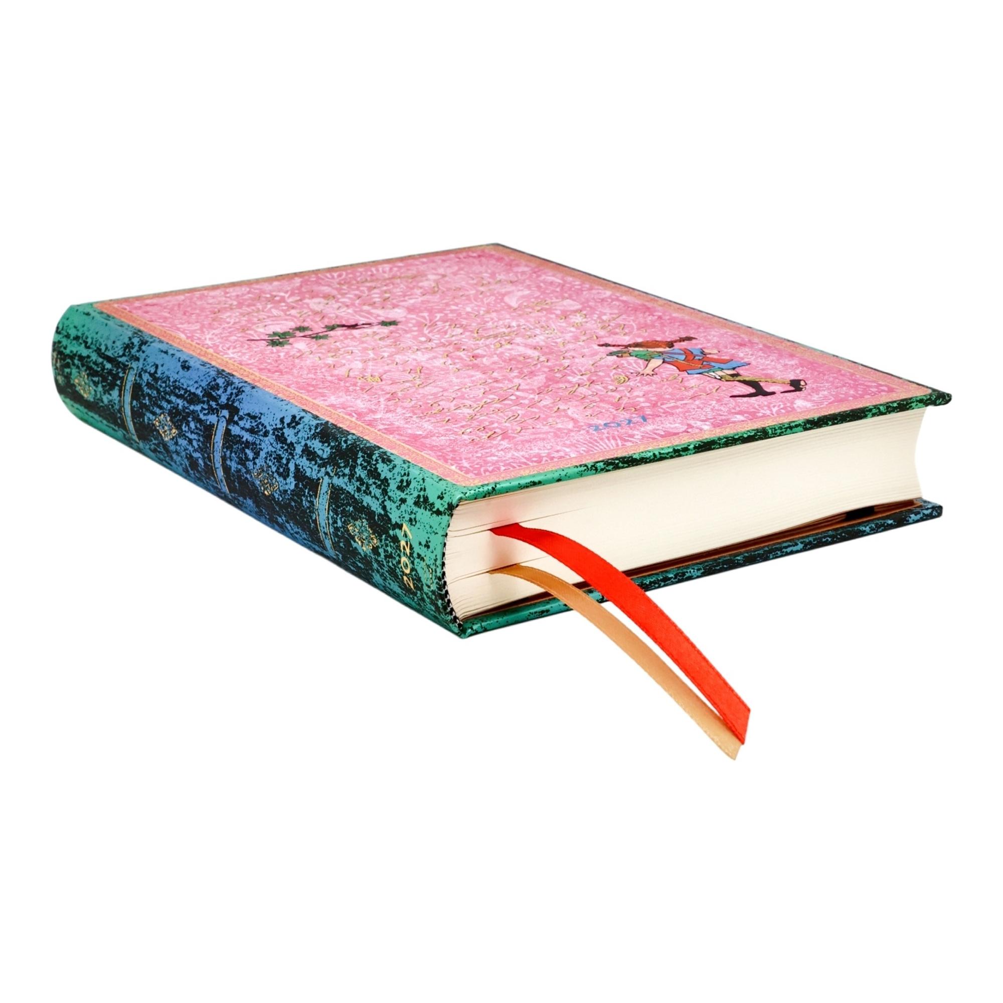 Imagen 2 de Agenda de 12 Meses (Ene 27 - Dic 27) Astrid Lindgren, Pippi Calzaslargas Midi (125x180mm) D/P de 432 páginas Paperblanks rosa Rosa