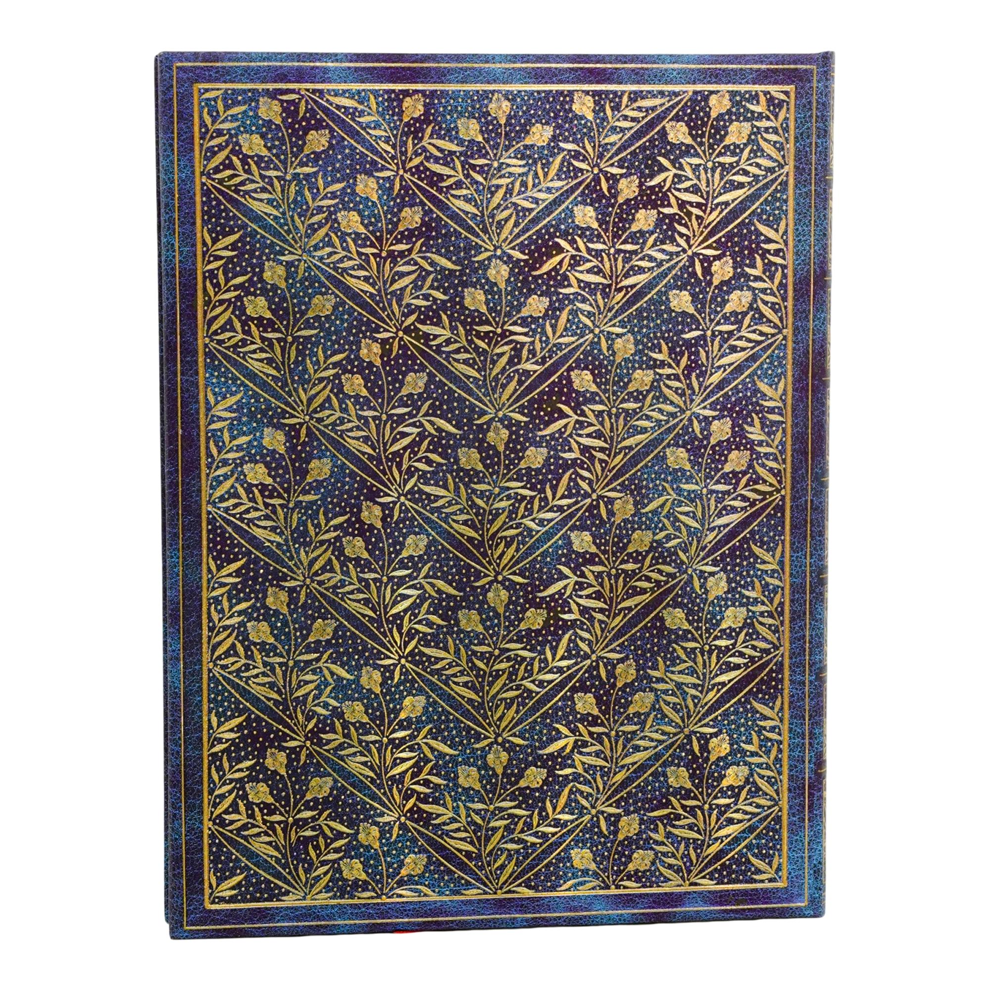 Agenda de 12 Meses (Ene 27 - Dic 27) Canción de flores silvestres Ultra (175x230mm) Vertical de 176 páginas Paperblanks azul Azul-3