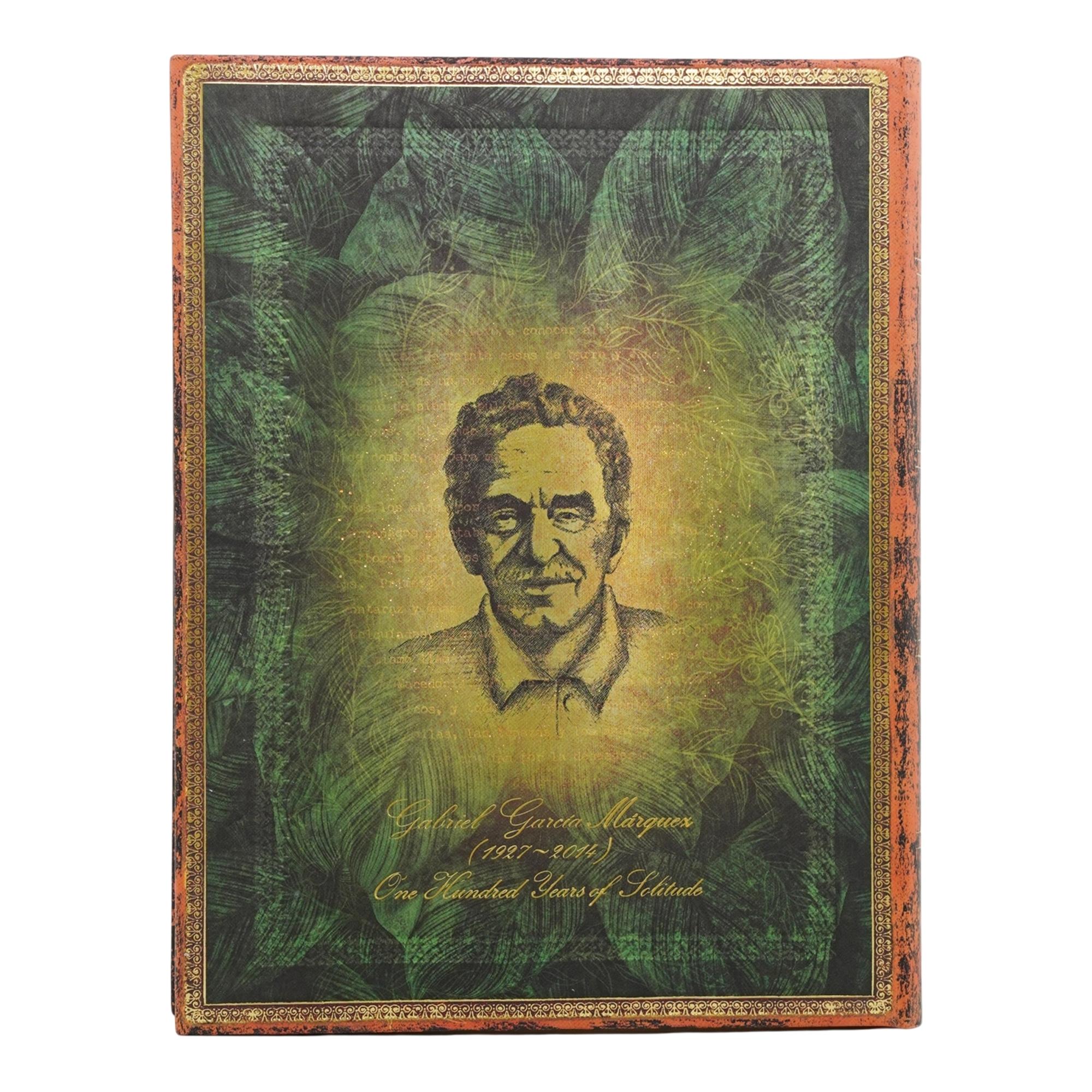 Agenda de 12 Meses (Ene 27 - Dic 27) García Márquez, Cien años de Soledad Ultra (175x230mm) D/P de 432 páginas Paperblanks verde Verde-3