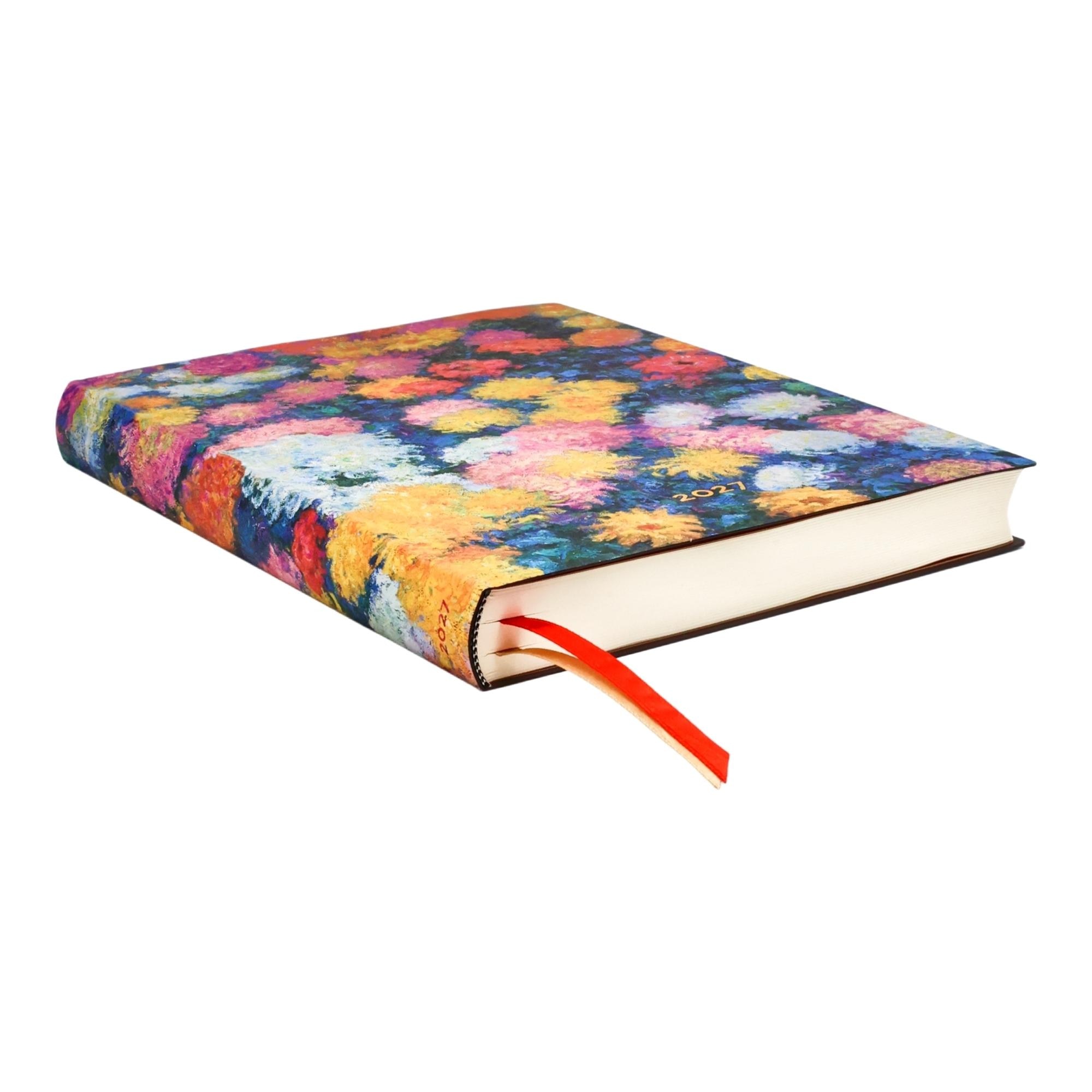 Agenda Flexi de 12 Meses (Ene 27 - Dic 27) Crisantemos de Monet Ultra (175x225mm) D/P de 432 páginas Paperblanks multicolor Multicolor-2