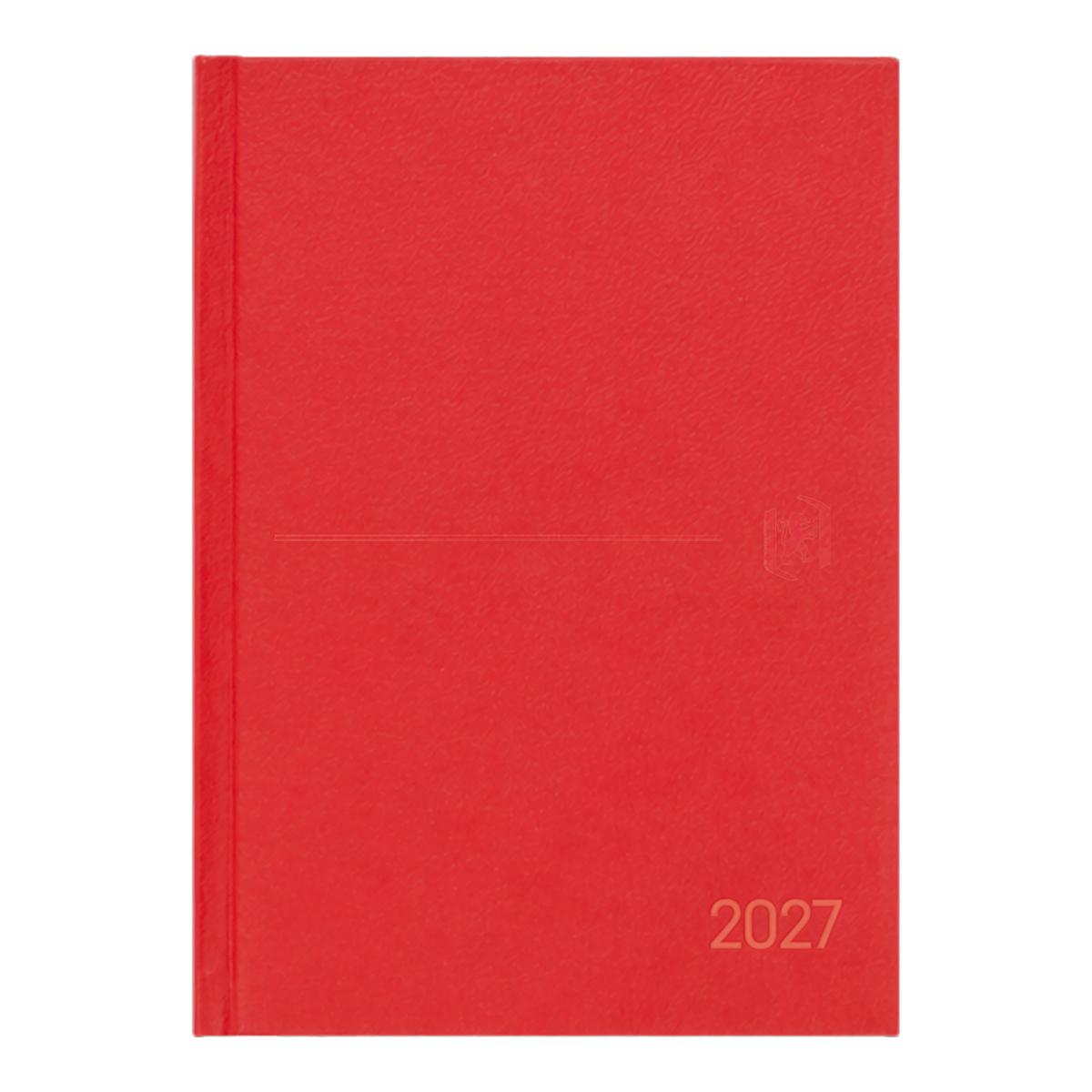 Imagem 0 de Agenda 2027 Formato A5 Día por Página Modern Vermelho Oxford Multilingüe