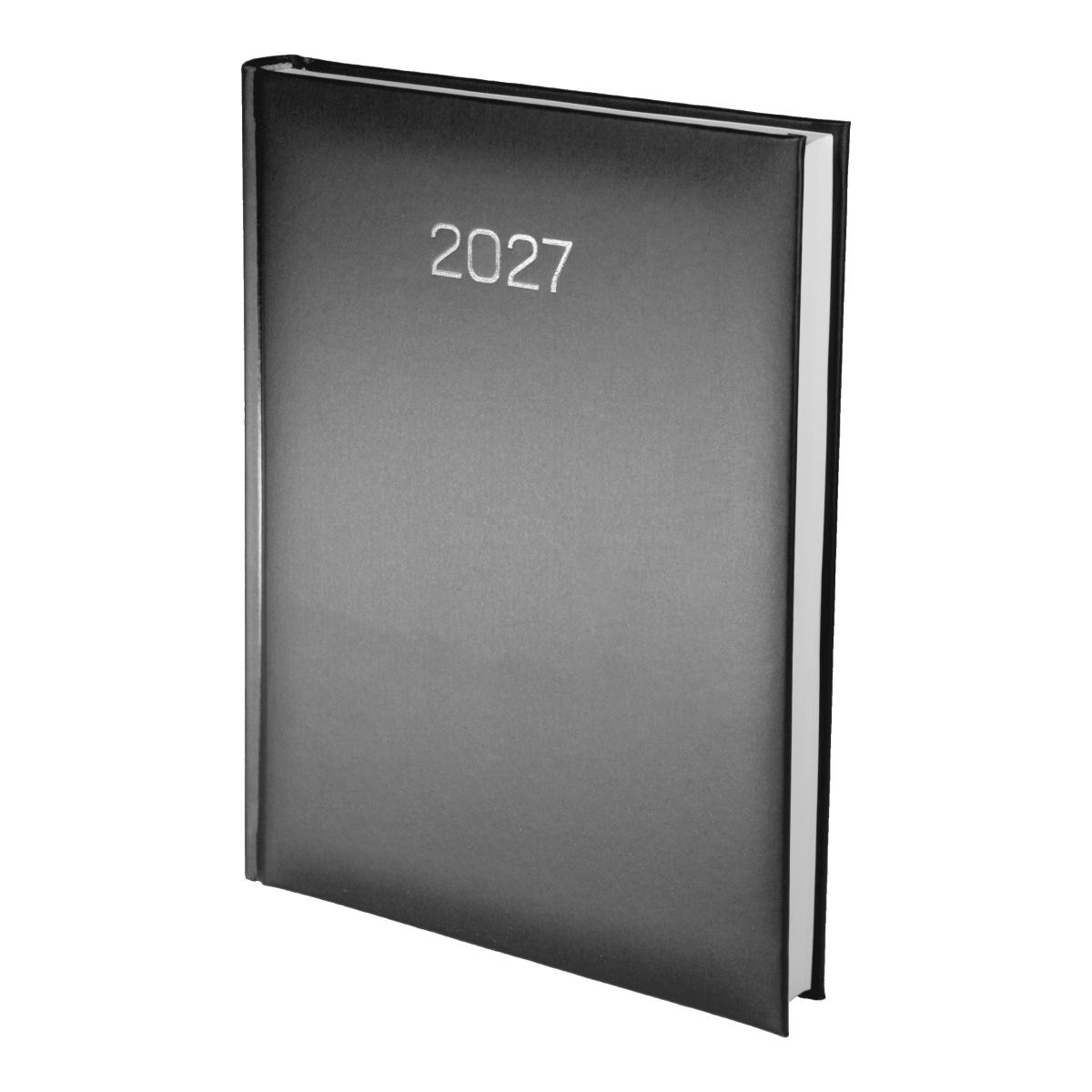 Agenda 2027 Día 15x21 cm Premium Deusto Preto Multilingüe Preto-2