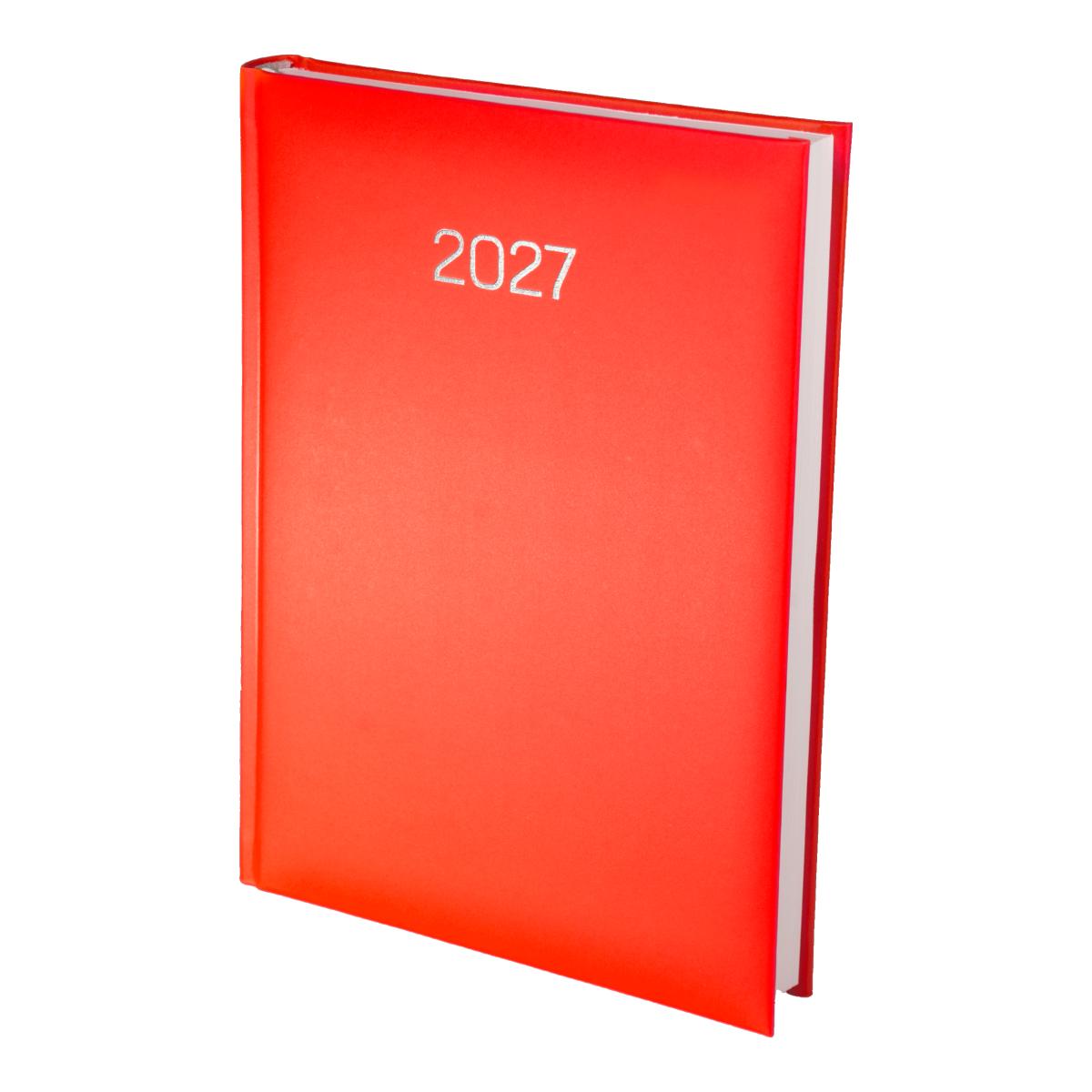 Agenda 2027 Día 15x21 cm Premium Deusto Vermelho Multilingüe Vermelho-2