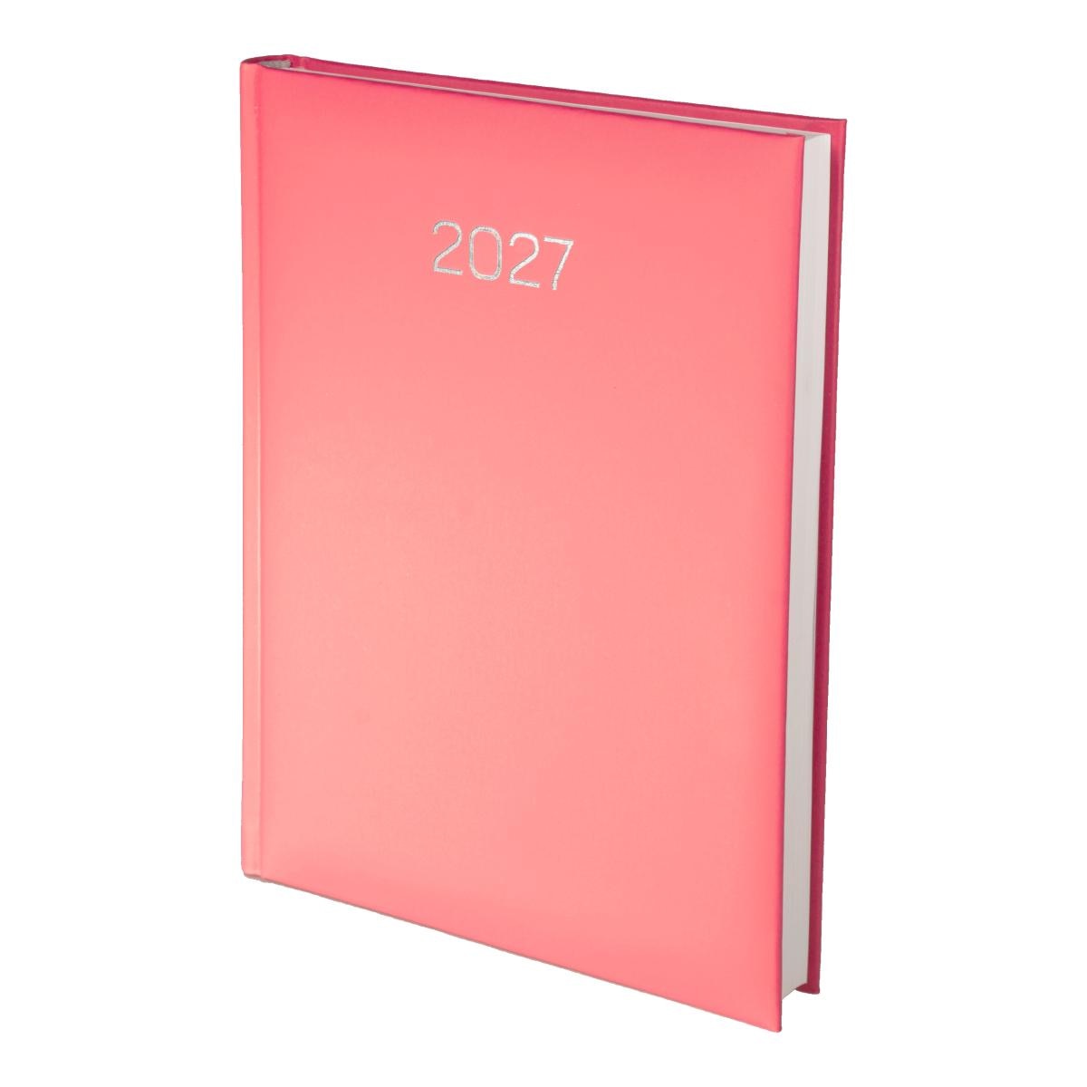 Agenda 2027 Día 15x21 cm Premium Deusto Rosa Multilingüe Rosa-2
