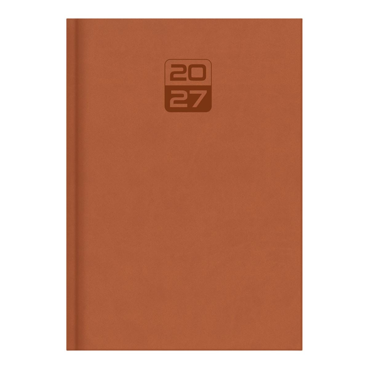 Imagen 1 de Agenda 2027 semana 17x24 cm Tucson Deusto marrón multilingüe