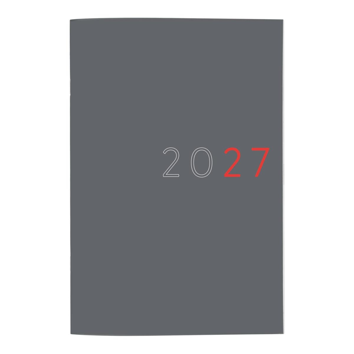 Imagem 0 de Agenda 2027 Planeador Y11-165x240 mm Mês Em Vista Finocam Cinzento Multilingue