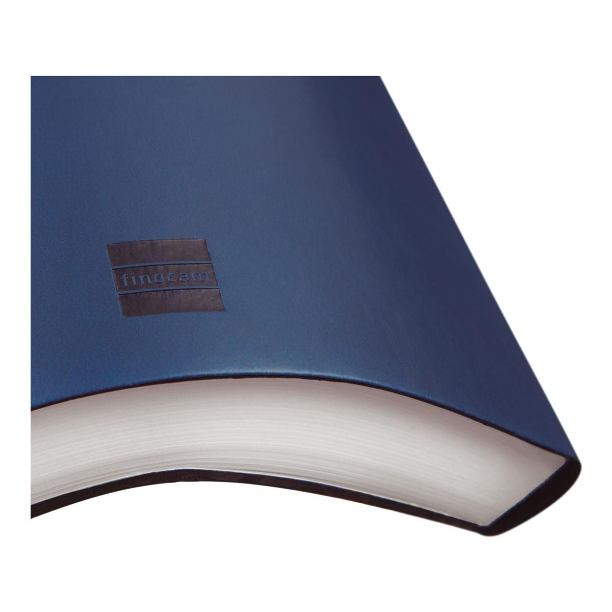 Agenda encuadernada año 2027 Dynamic Mara Y10-140x204 mm 1 Día Página Finocam azul castellano multilingüe Azul-6