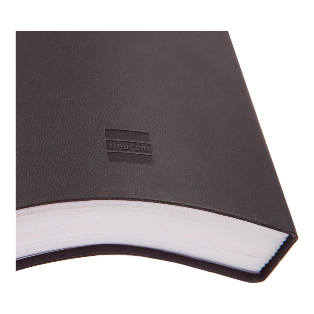Agenda encuadernada año 2027 Dynamic Mara Y12-210x270 mm 1 Día Página Finocam negro castellano multilingüe Negro-6