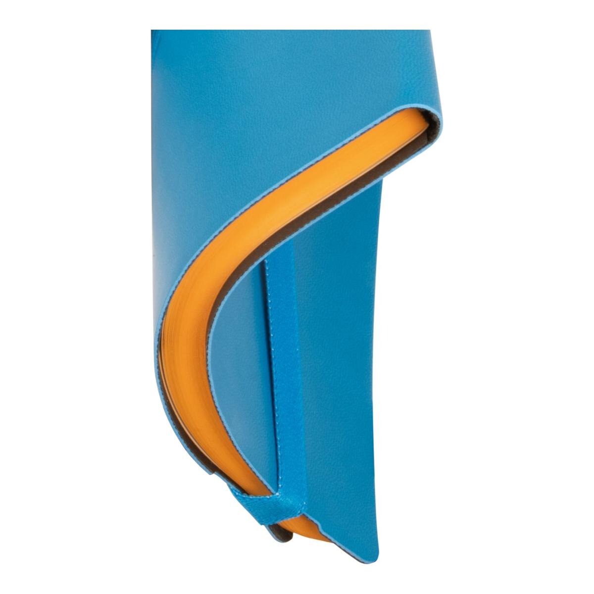 Agenda Encadernada 2027 Flexi Lisa F2-82x127 mm Semanal Horizontal Finocam Azul Multilingue Azul-6