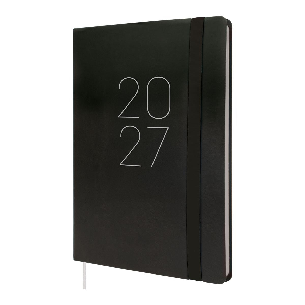 Imagem 0 de Agenda Encadernada 2027 Flexi Lisa FA5-148x210 mm Semanal Vertical Finocam Preto Multilingue